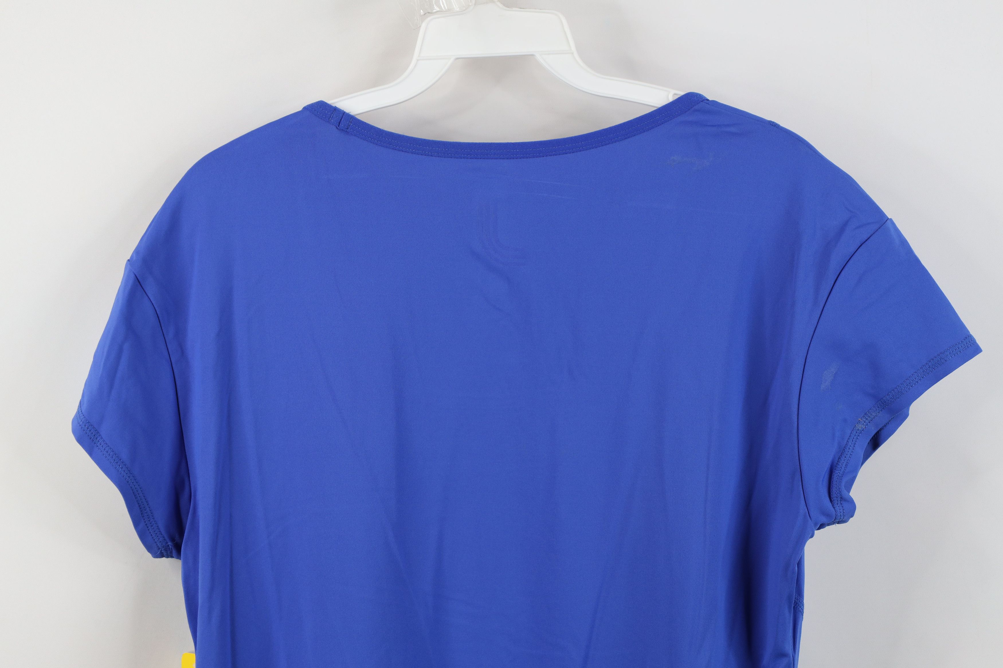 Vintage New Lole Knit Cardio Running Jogging Yoga Gym T-Shirt Blue Size XL / US 12-14 / IT 48-50 - 14 Thumbnail