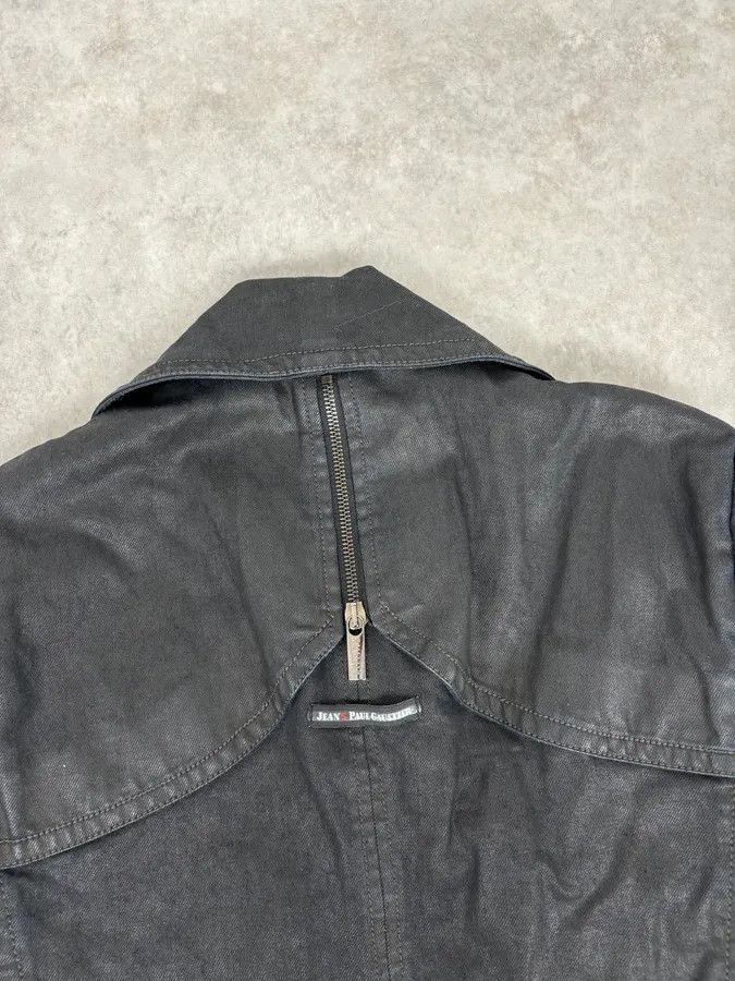 Jean Paul Gaultier 2000s Jean Paul Gaultier Black Detachable 2 in 1 Multi-Pocket Trench Jacket Size US S / EU 44-46 / 1 - 11 Thumbnail