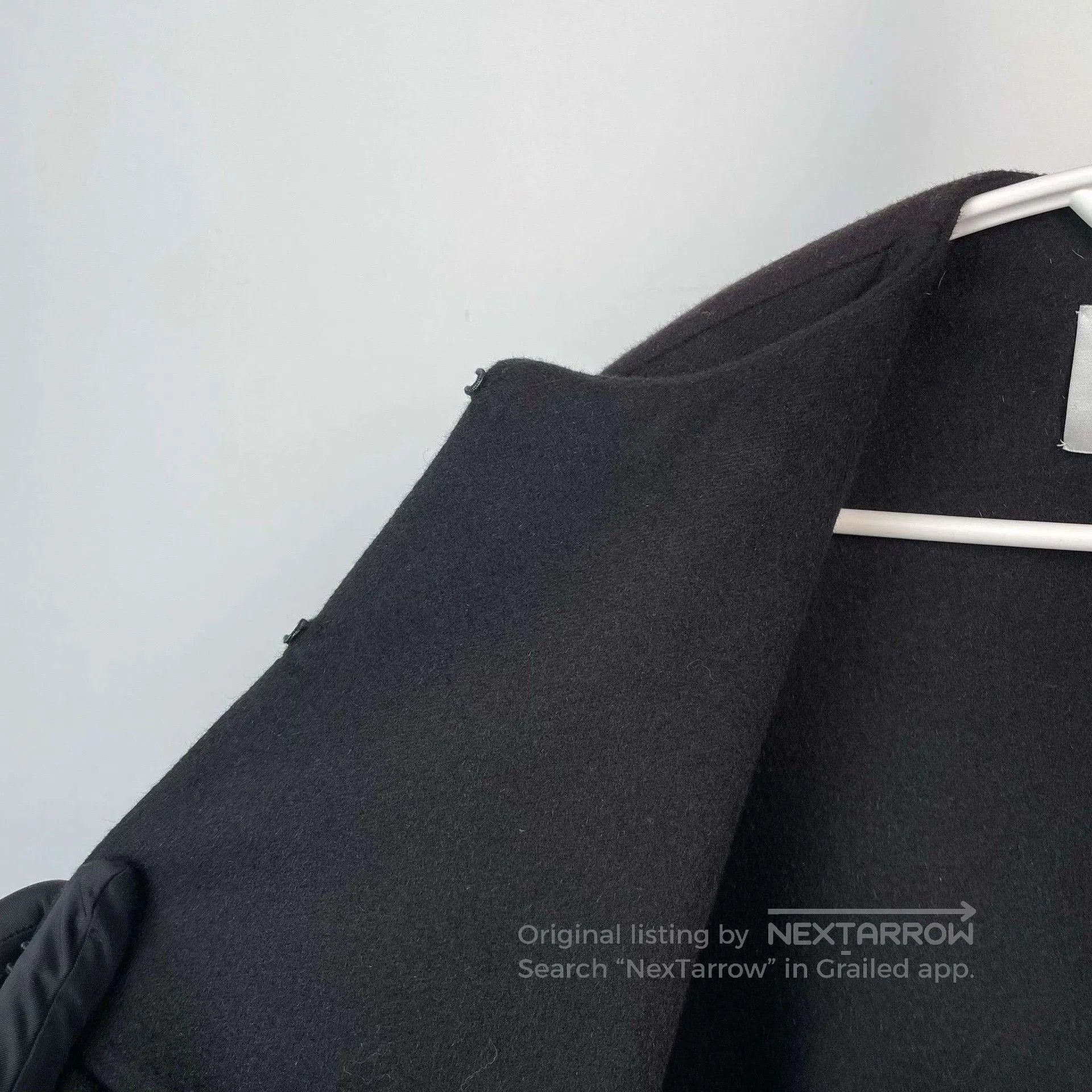 Valentino Valentino Black Puffed Sleeve Wool Coat. Size M / US 6-8 / IT 42-44 - 4 Thumbnail