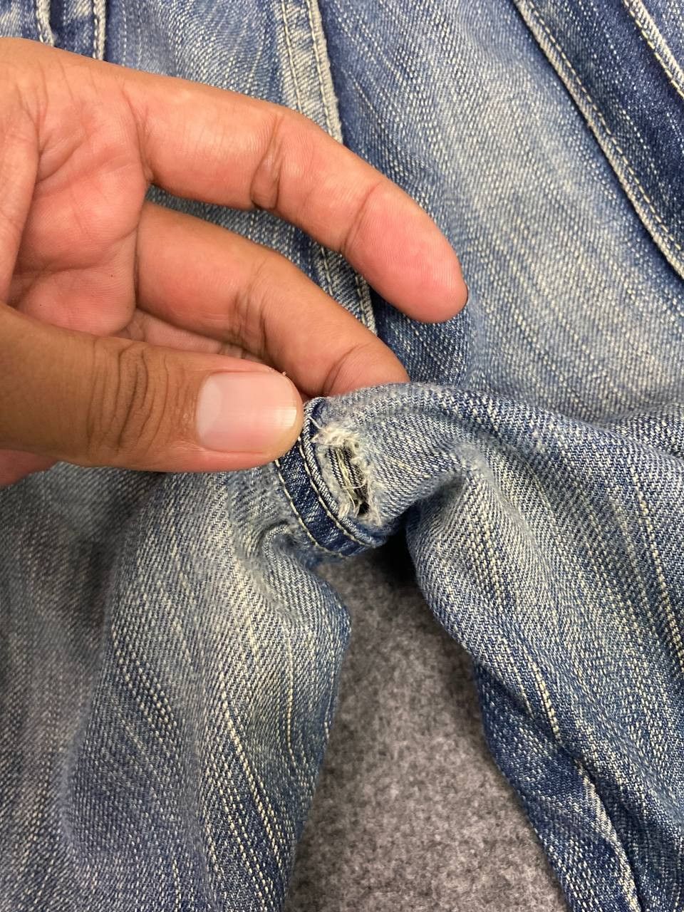 Johnbull johnbull japan single side pocket distressed denim Size US 34 / EU 50 - 4 Thumbnail