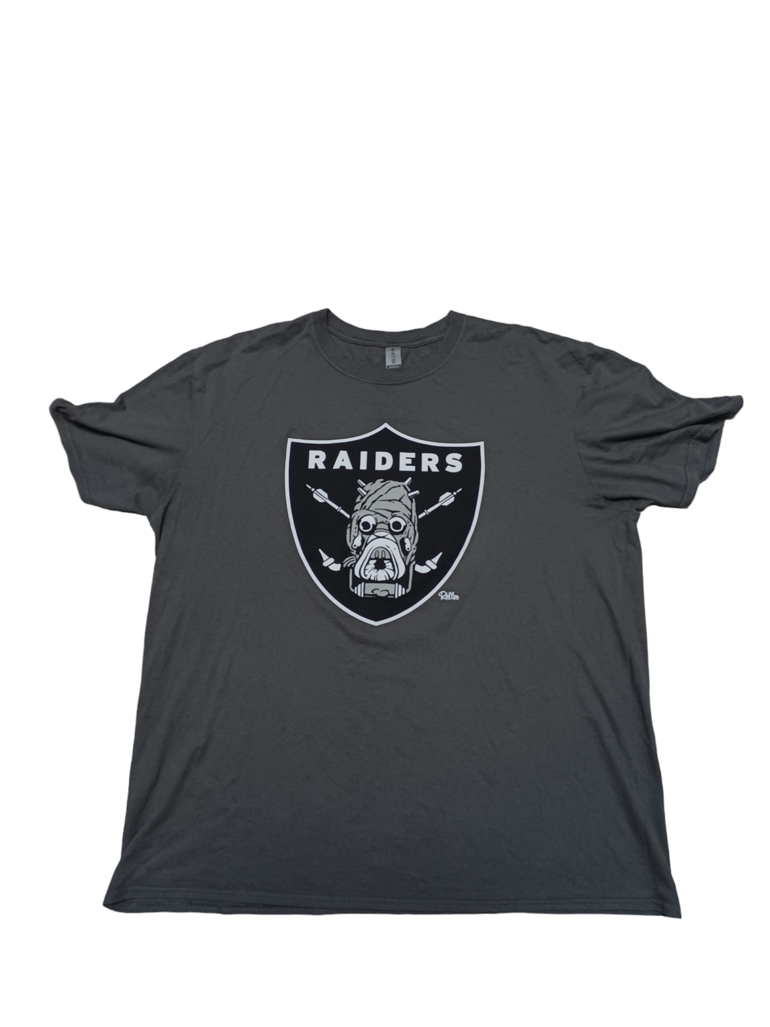 Gildan OAKLAND RAIDERS GILDAN RIBMAN CRAZY BIG PRINT TEE Size US XL / EU 56 / 4 - 1 Thumbnail