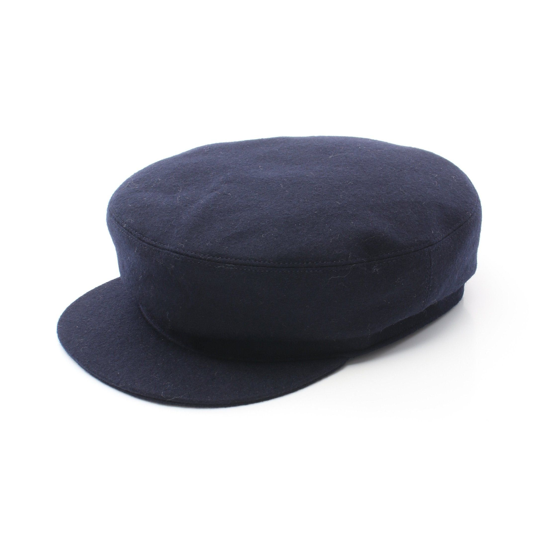 Hermes Hermes Casquette Hat Cashmere Silk Navy Size ONE SIZE - 1 Thumbnail
