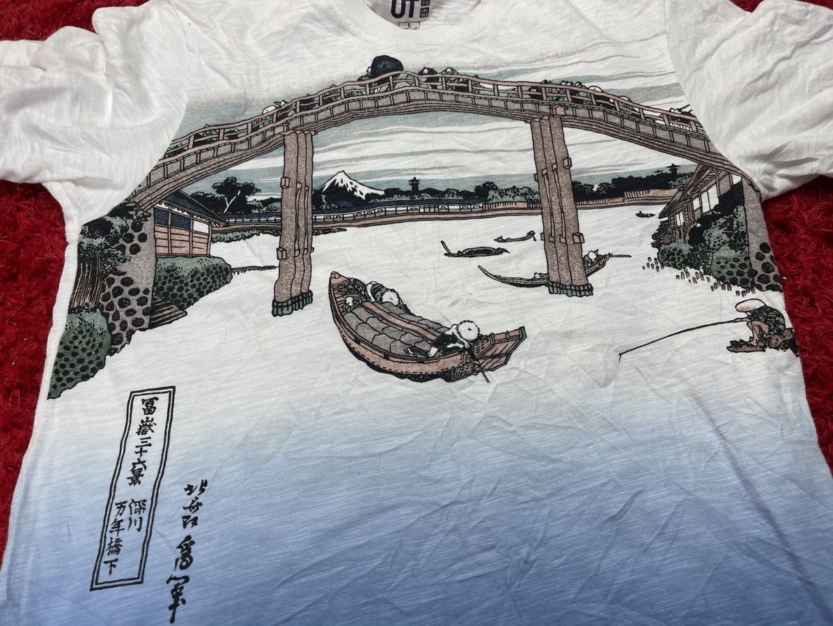 Japanese Brand × Uniqlo Hokusai Blue Uniqlo tshirt Size US S / EU 44-46 / 1 - 3 Thumbnail