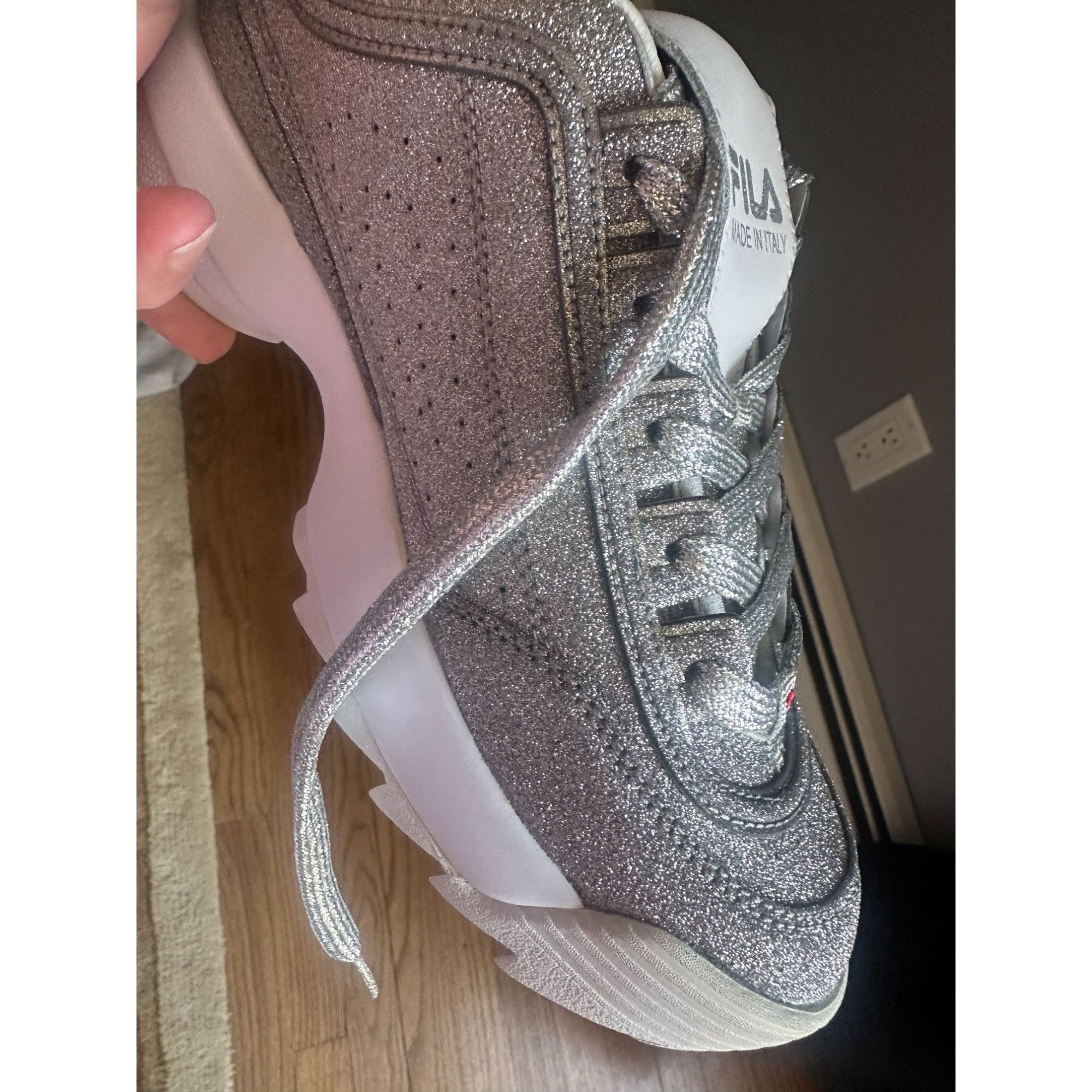 Fila NIB Fila Disruptor 2 Made in Italy Size 7.5 chunky silver gl Size US 7.5 / IT 37.5 - 10 Thumbnail