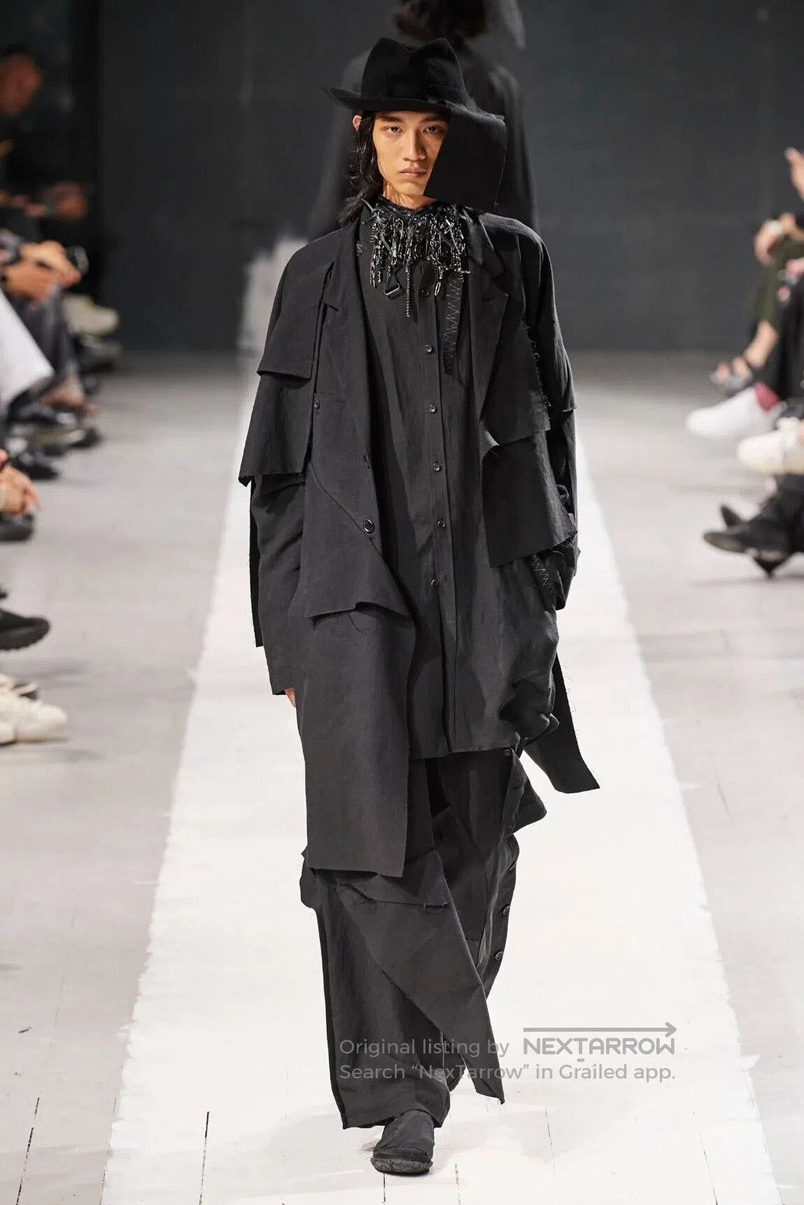 Yohji Yamamoto Yohji Yamamoto Black Linen Shirt. Size US L / EU 52-54 / 3 - 6 Thumbnail