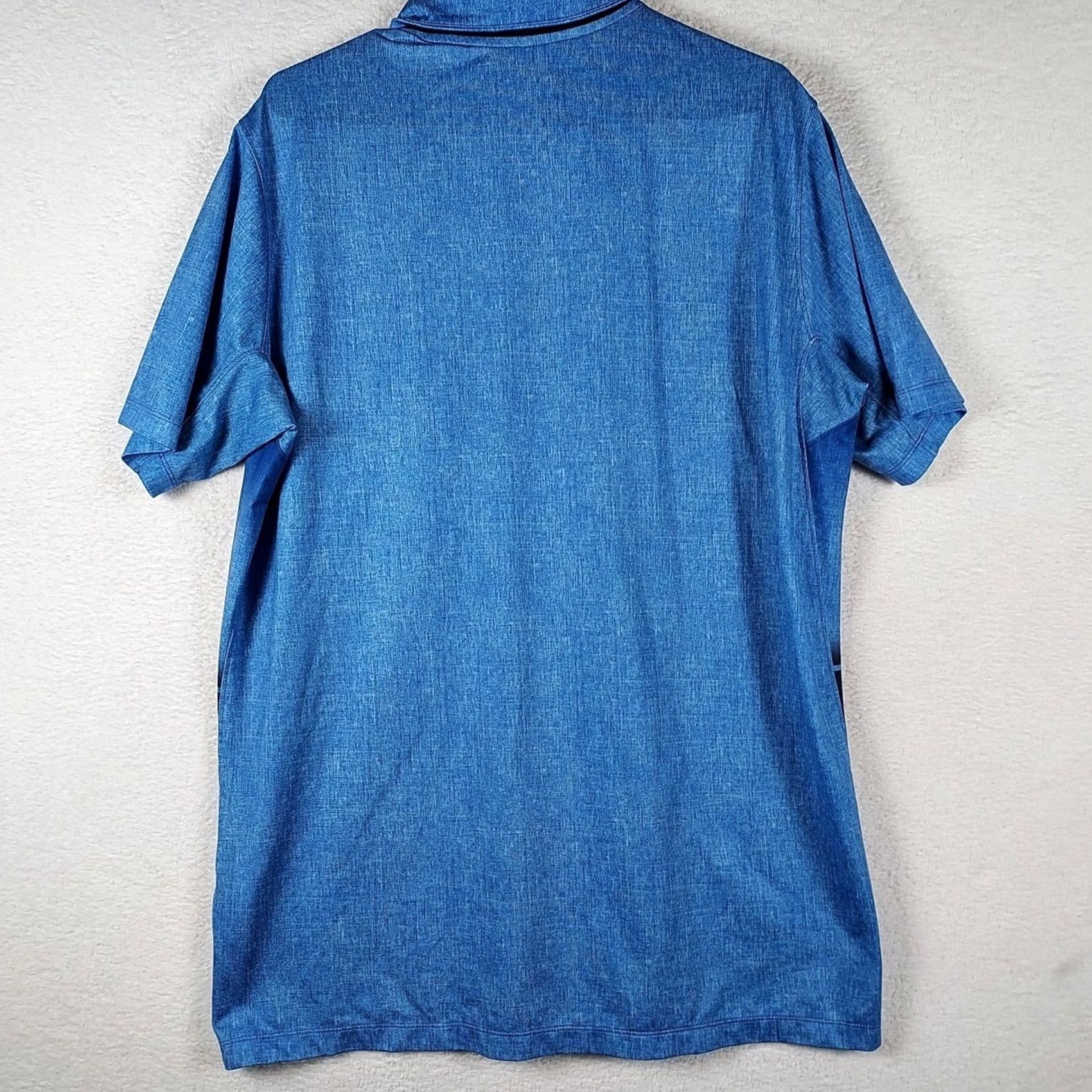 Nike Nike Golf Gradient Dri-FIT Polo – Blue Ombre Polo Shirt, L, Men, Short Sleeve, Collared, Dri-FIT, Nike Logo, Golf Shirt Size US L / EU 52-54 / 3 - 6 Thumbnail