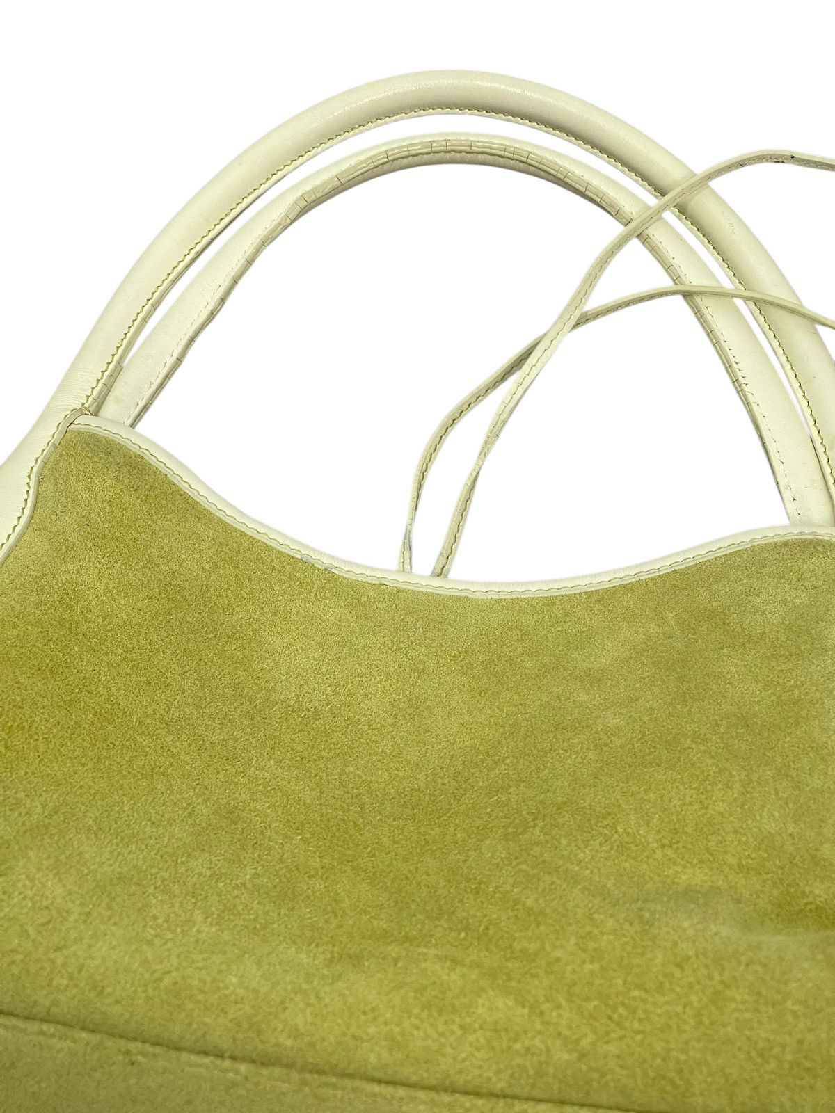 Leather Suede Leather Natural Beauty Basic Crescent Hand Bag 1🟩3 Size ONE SIZE - 12 Thumbnail