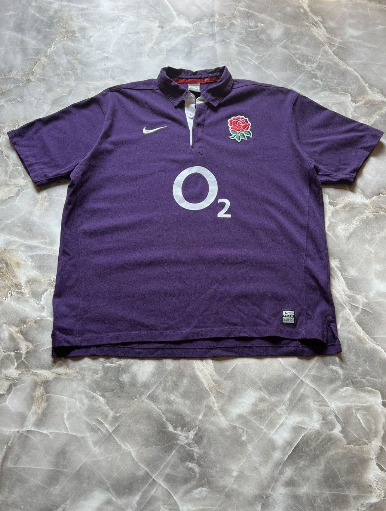 Vintage Vintage Nike England Y2k Soccer Polo Size US XL / EU 56 / 4 - 2 Thumbnail