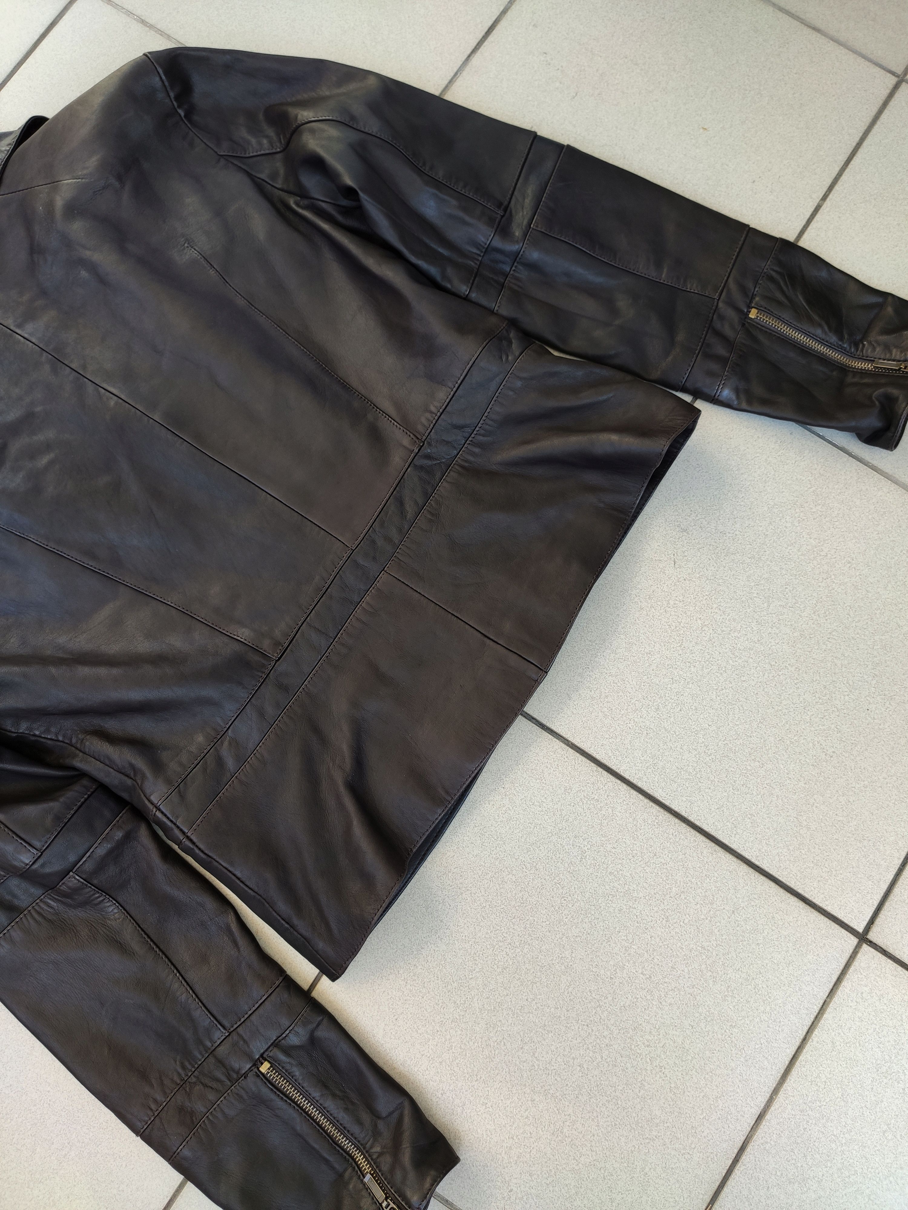 Vintage Vintage leather biker jacket women black y2k archive Size L / US 10 / IT 46 - 12 Thumbnail