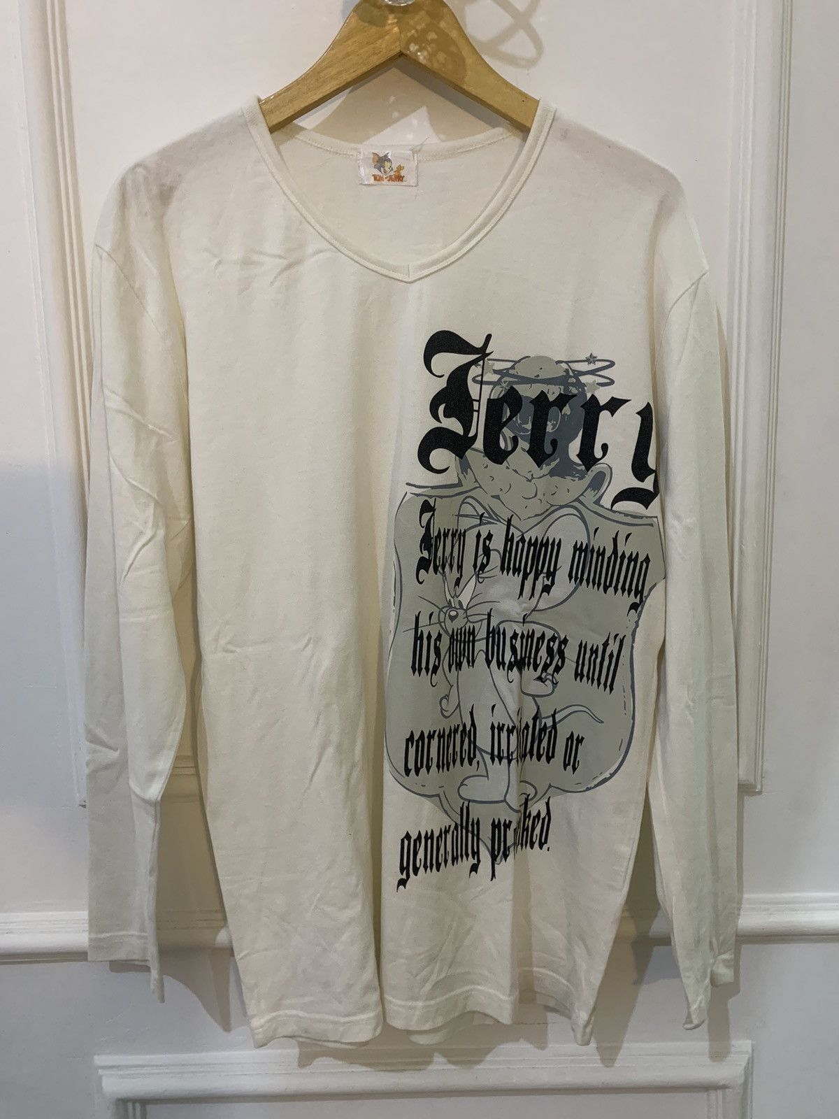 Cartoon Network × If Six Was Nine × Le Grande Bleu (L.G.B.) Japanese brand poem long Sleeve Jerry ifaixwasnine styel Size US L / EU 52-54 / 3 - 1 Thumbnail