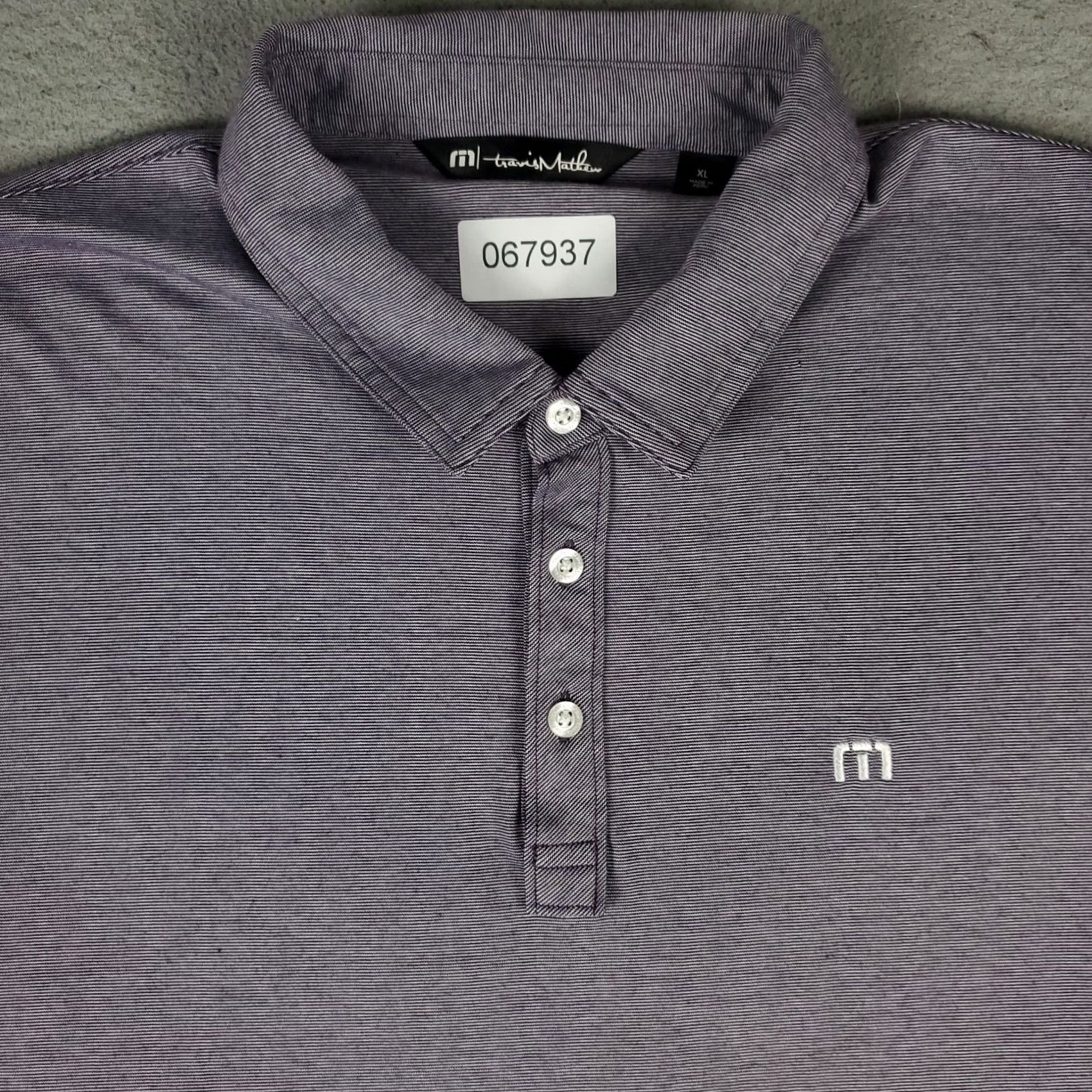 TravisMathew Travis Mathew Polo Shirt Mens XL Purple Golf Casual Short Sleeve Size US XL / EU 56 / 4 - 2 Thumbnail