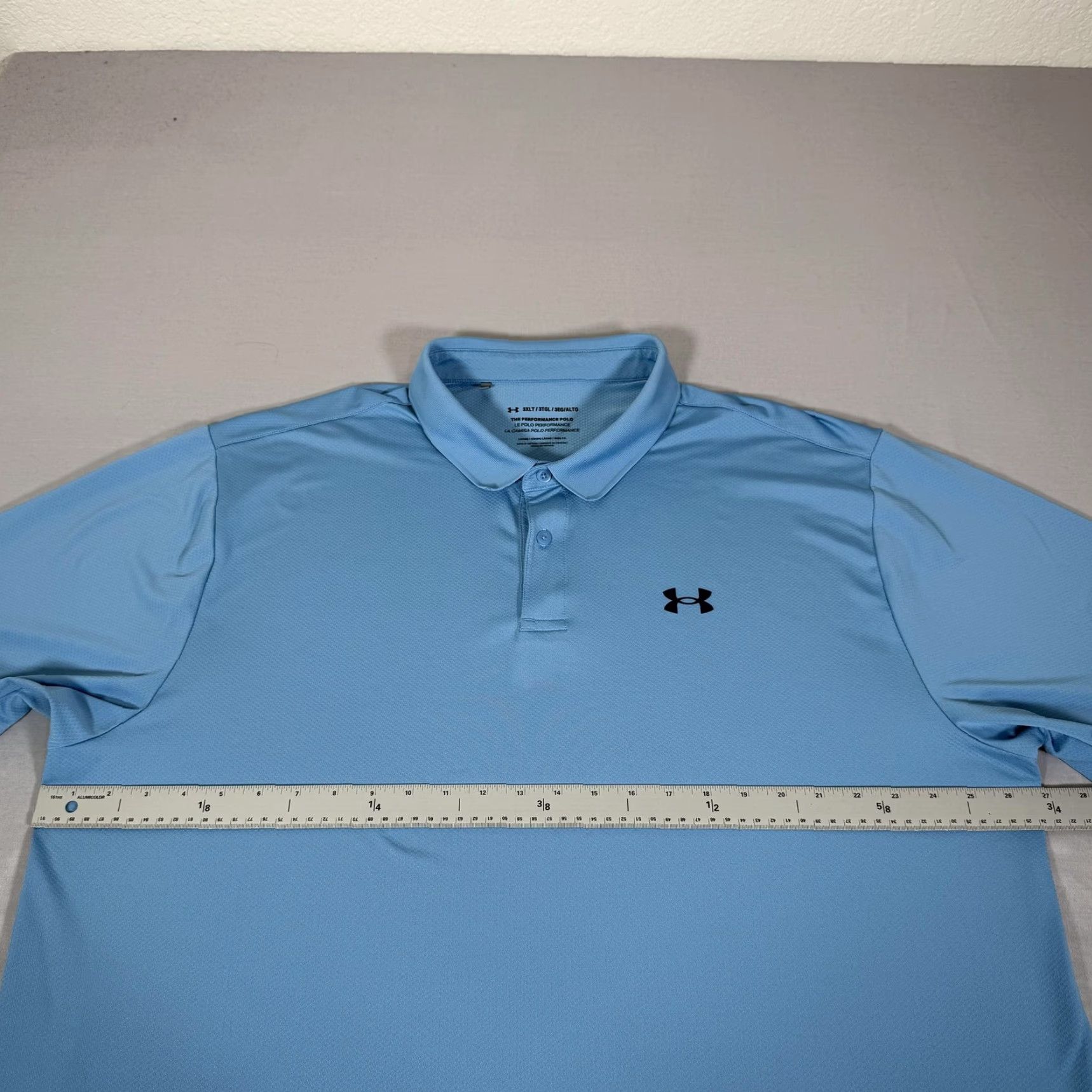 Under Armour Under Armour Polo Shirt Mens 3XL Blue Performance Golf Stretch Athletic Basic Shirt Size US XXL / EU 58 / 5 - 4 Thumbnail