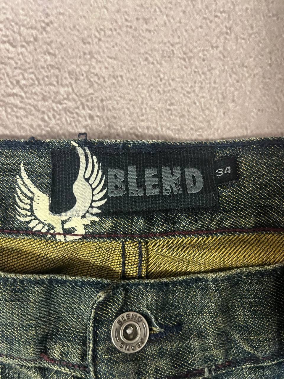 Faded Crash denim thrashed y2k distressed jeans