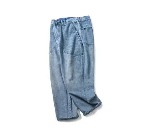 Japanese Brand 20SS Indigo Union Japan Denim Casual Minimal slants Size US 32 / EU 48 - 3 Thumbnail