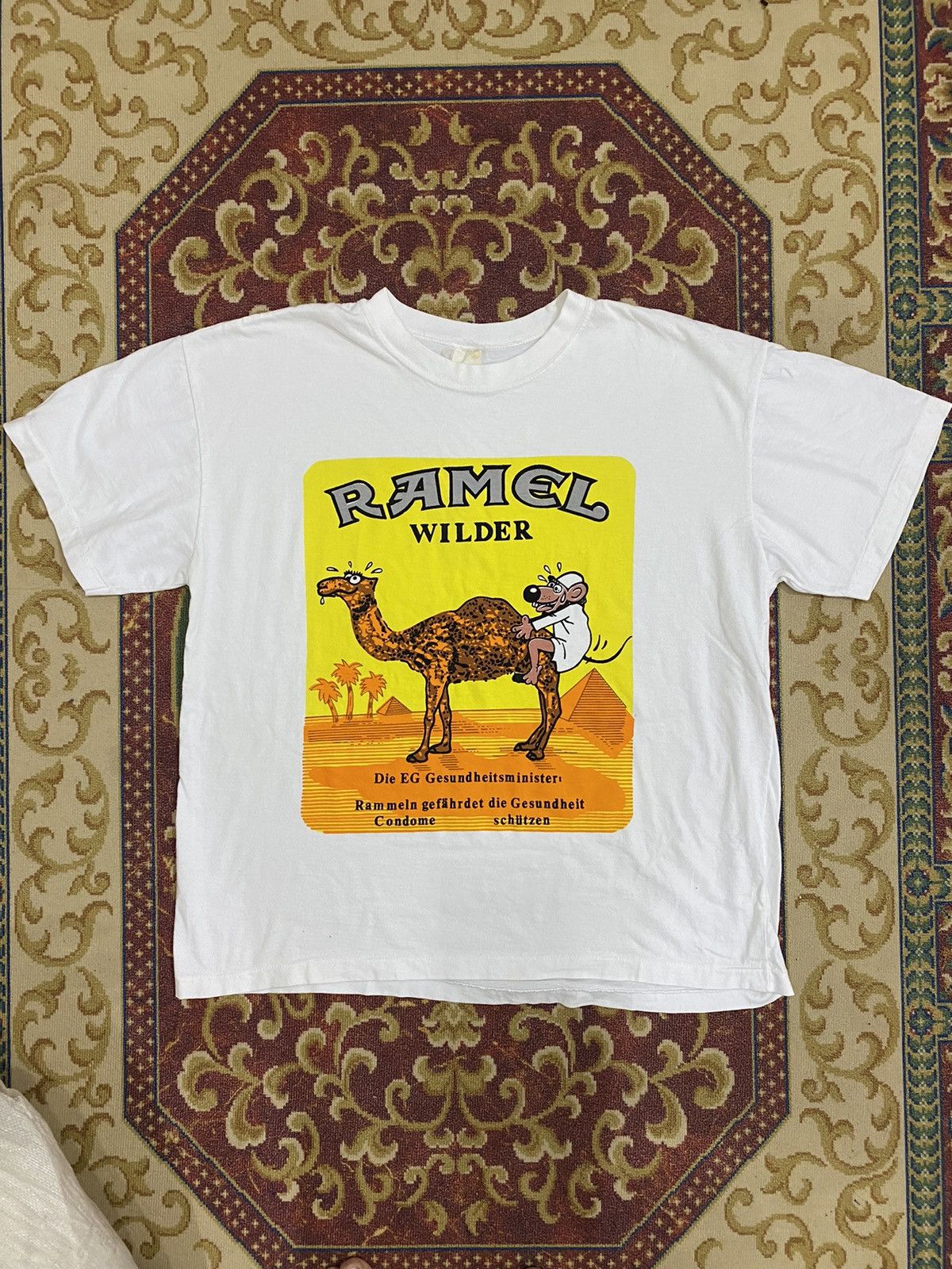 image of Vintage Sex With Camel in White, Men's (Size Large)