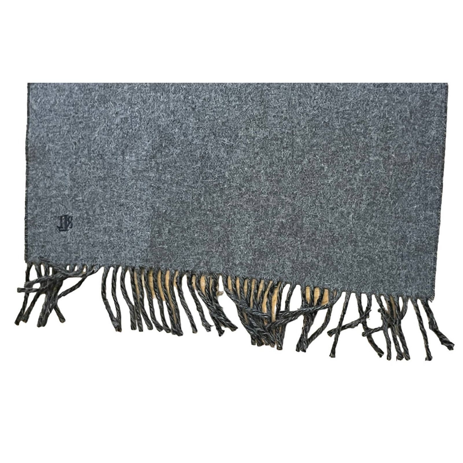 Ralph Lauren Ralph Lauren Gray fringed scarf 66x20 inches Size ONE SIZE - 6 Thumbnail