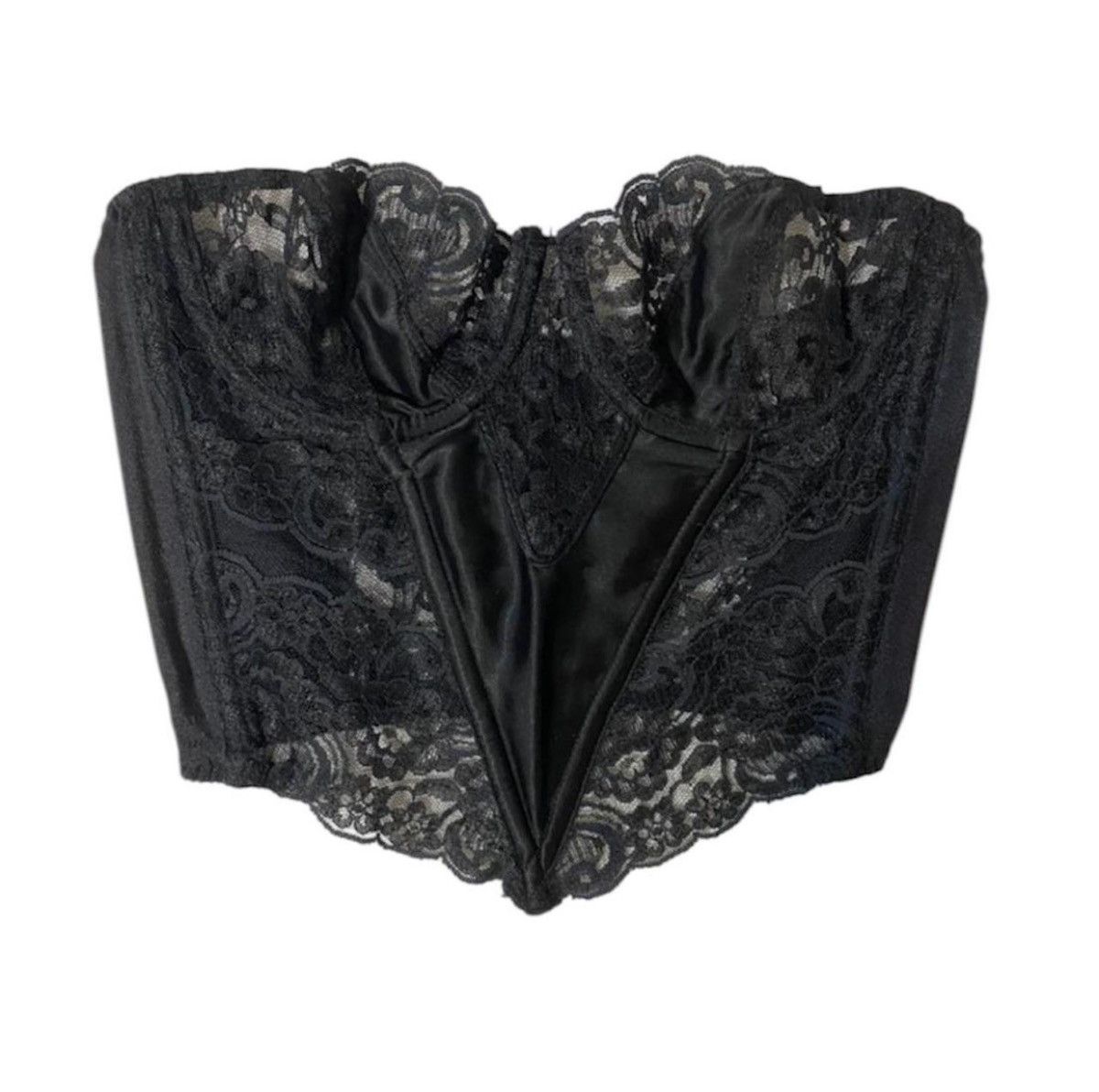 Rare Christian Dior vintage black corset top