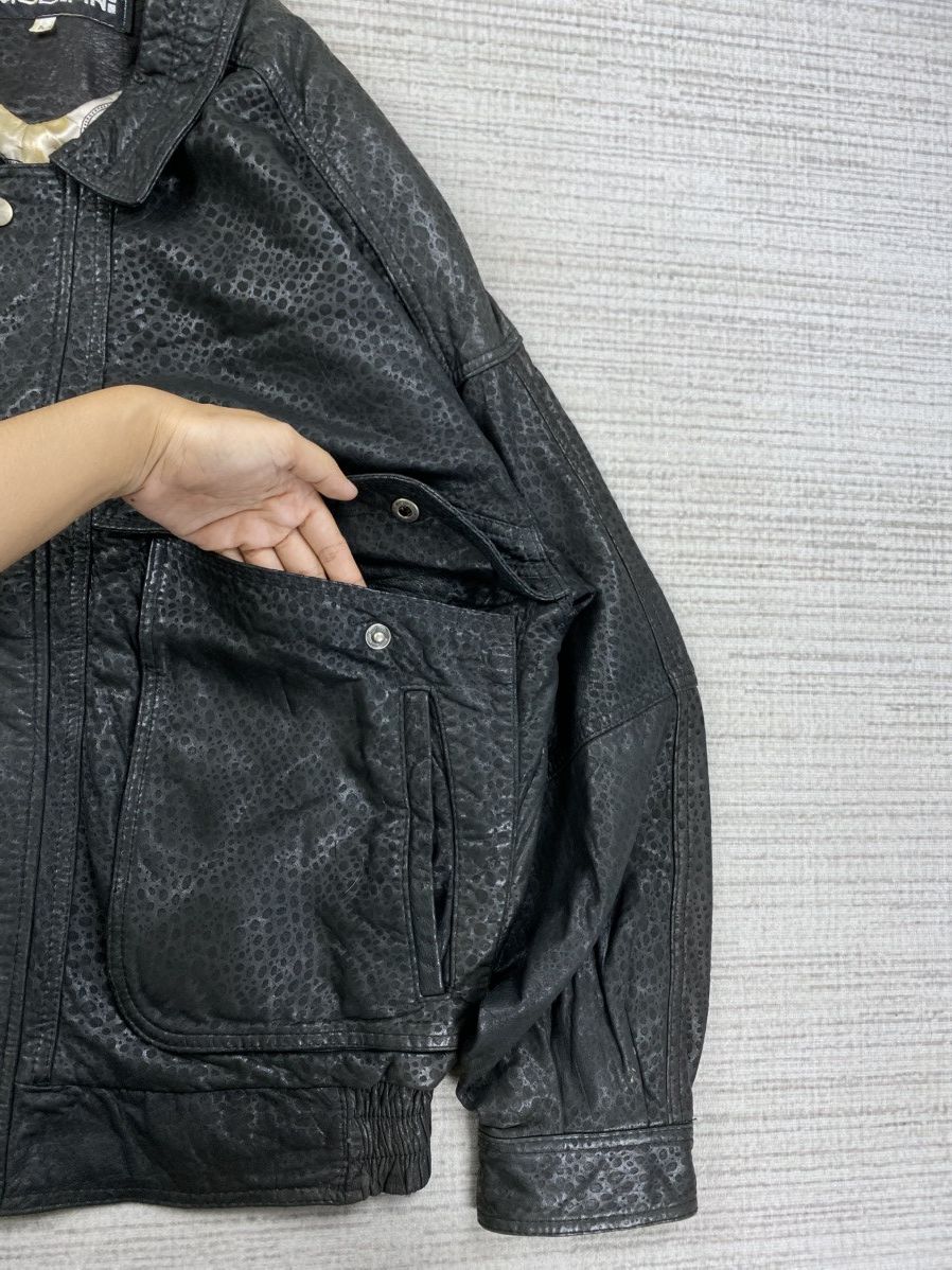 Leather Vintage Giorgio Mobiani Bombers Leather Jacket Size US L / EU 52-54 / 3 - 9 Thumbnail