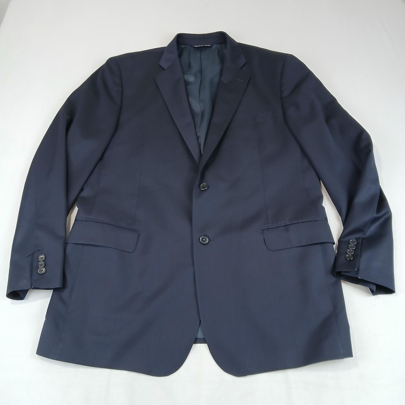 Ermenegildo Zegna Ermenegildo Zegna Cloth Suit Mens 46 Long 38x32 Navy Blue Size 46L - 2 Thumbnail