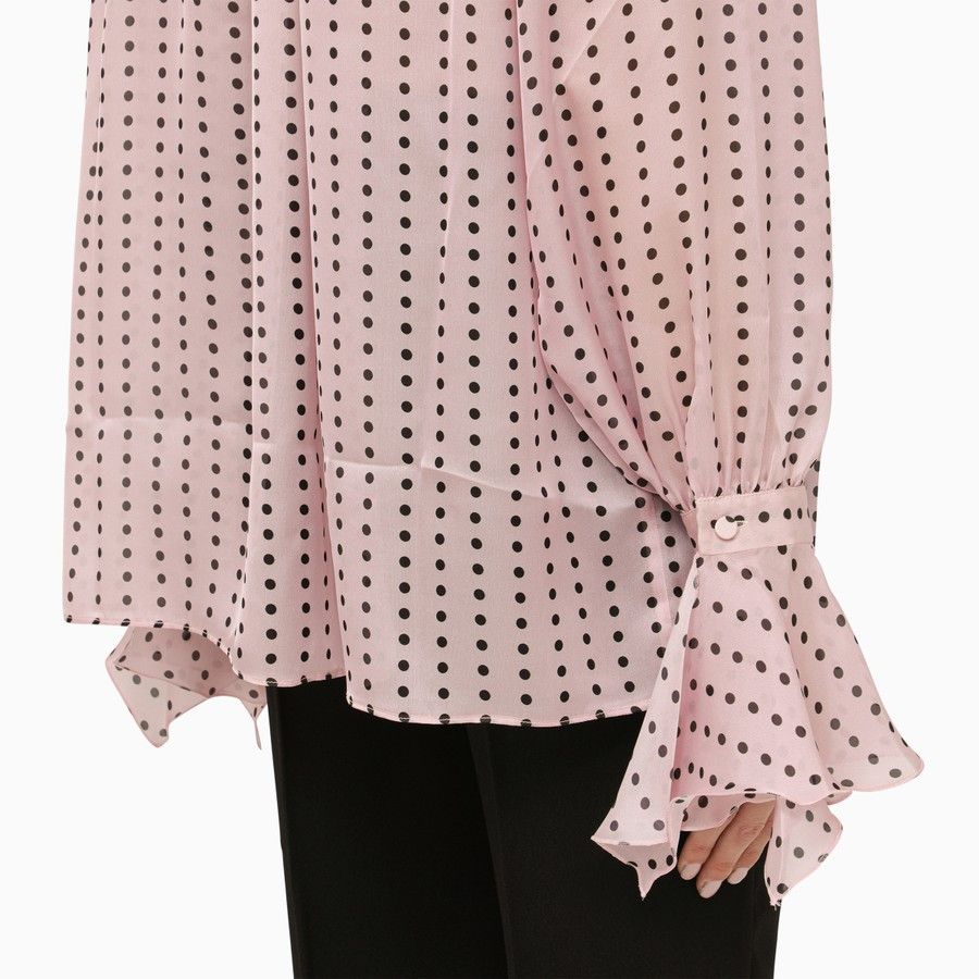 THE ANDAMANE o1d2blof1024 Polka Dot Shirt In Pink Size M / US 6-8 / IT 42-44 - 4 Thumbnail