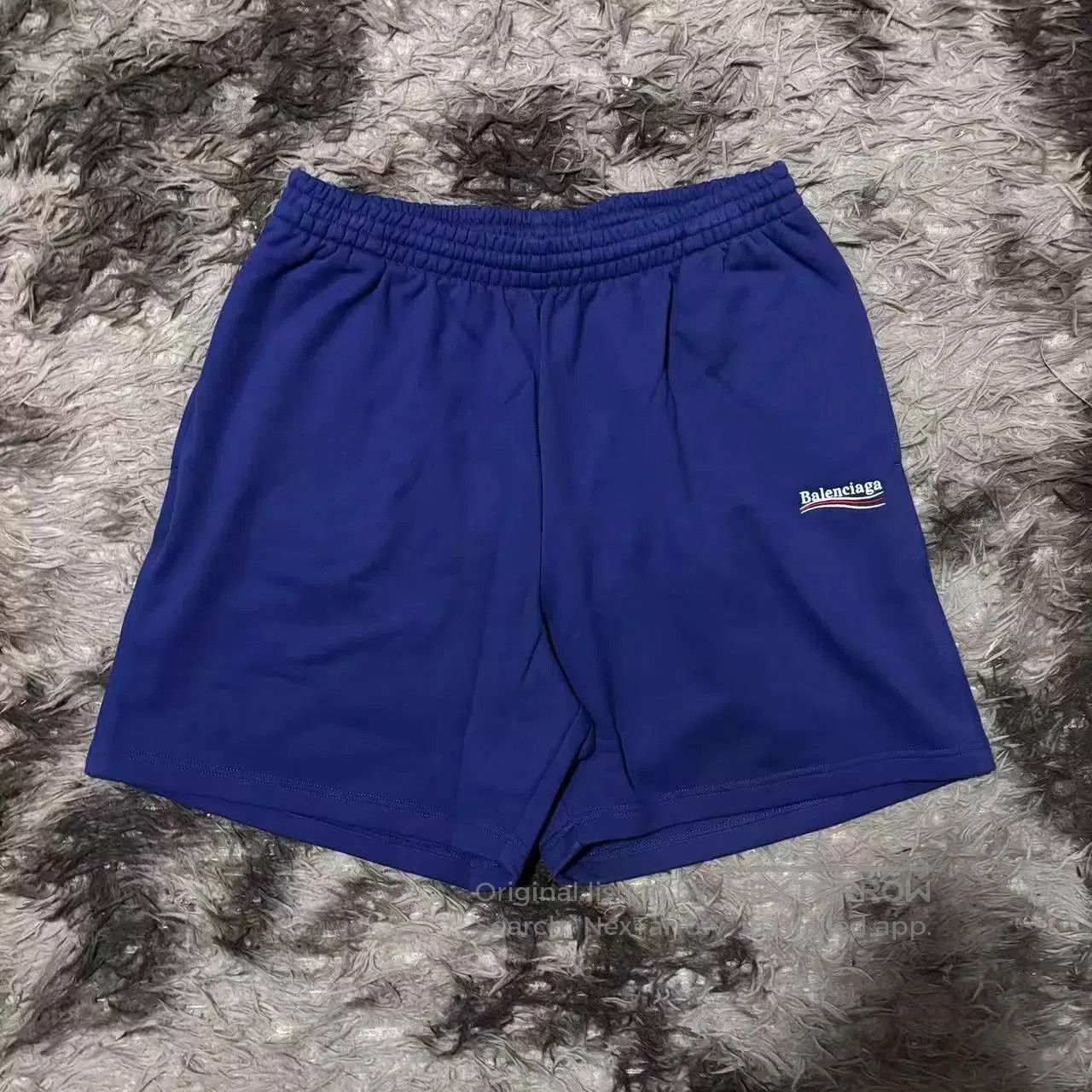 Balenciaga Blue Casual Shorts with Elastic Waist. Size US 34 / EU 50 - 1 Thumbnail