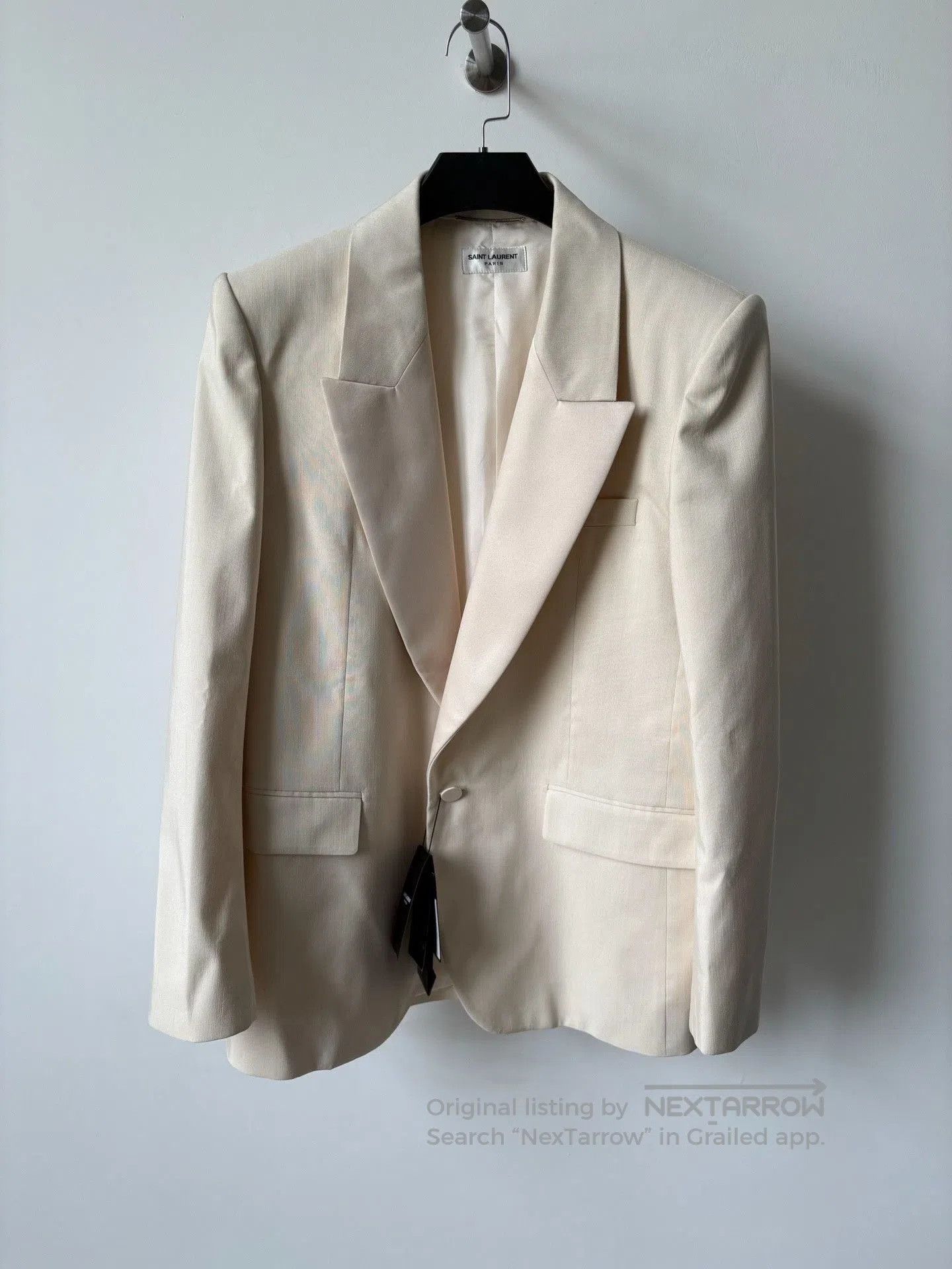 Saint Laurent Paris Saint Laurent Runway Padded Shoulder Blazer. Size US M / EU 48-50 / 2 - 1 Thumbnail