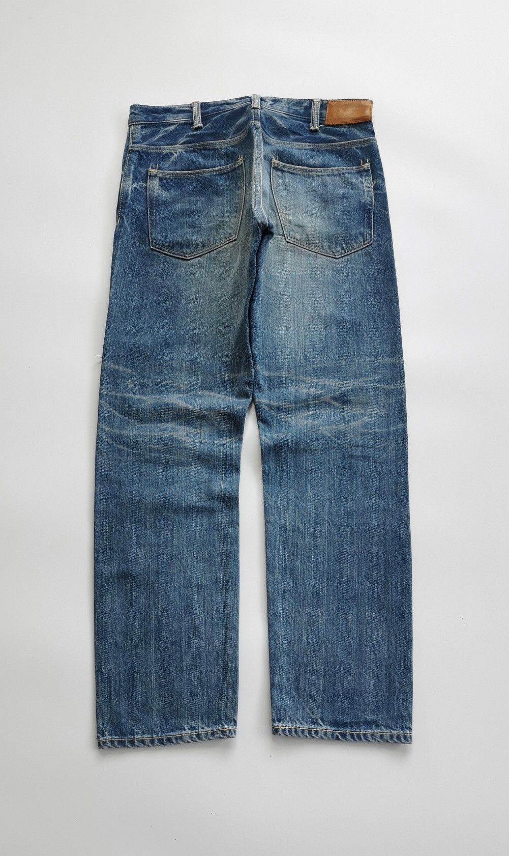 Sugar Cane DMG Selvedge Distressed Ankle Denim Jeans Size US 29 - 6 Thumbnail