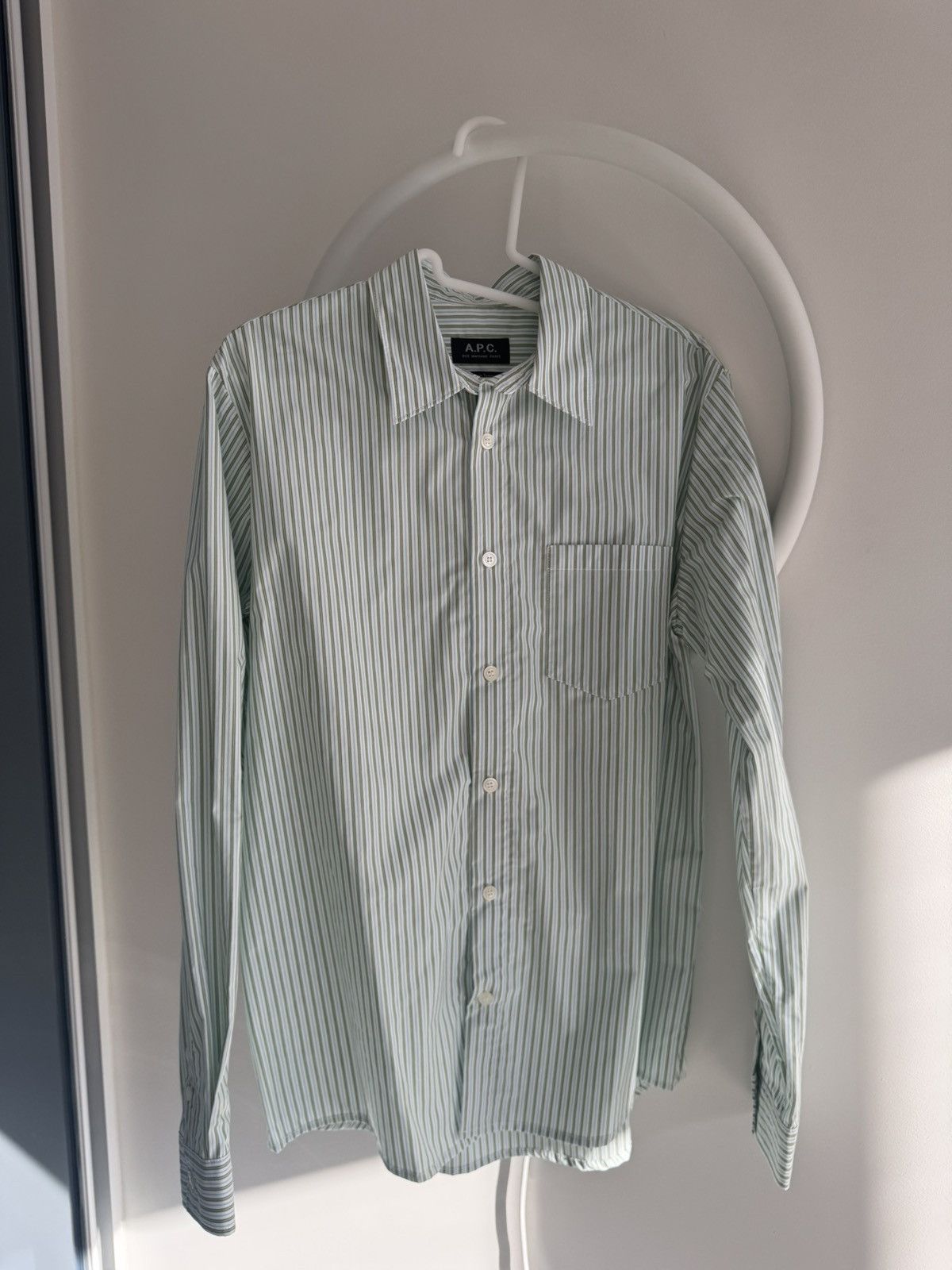 A.P.C. APC CLÉMENT SHIRT Size US S / EU 44-46 / 1 - 1 Thumbnail