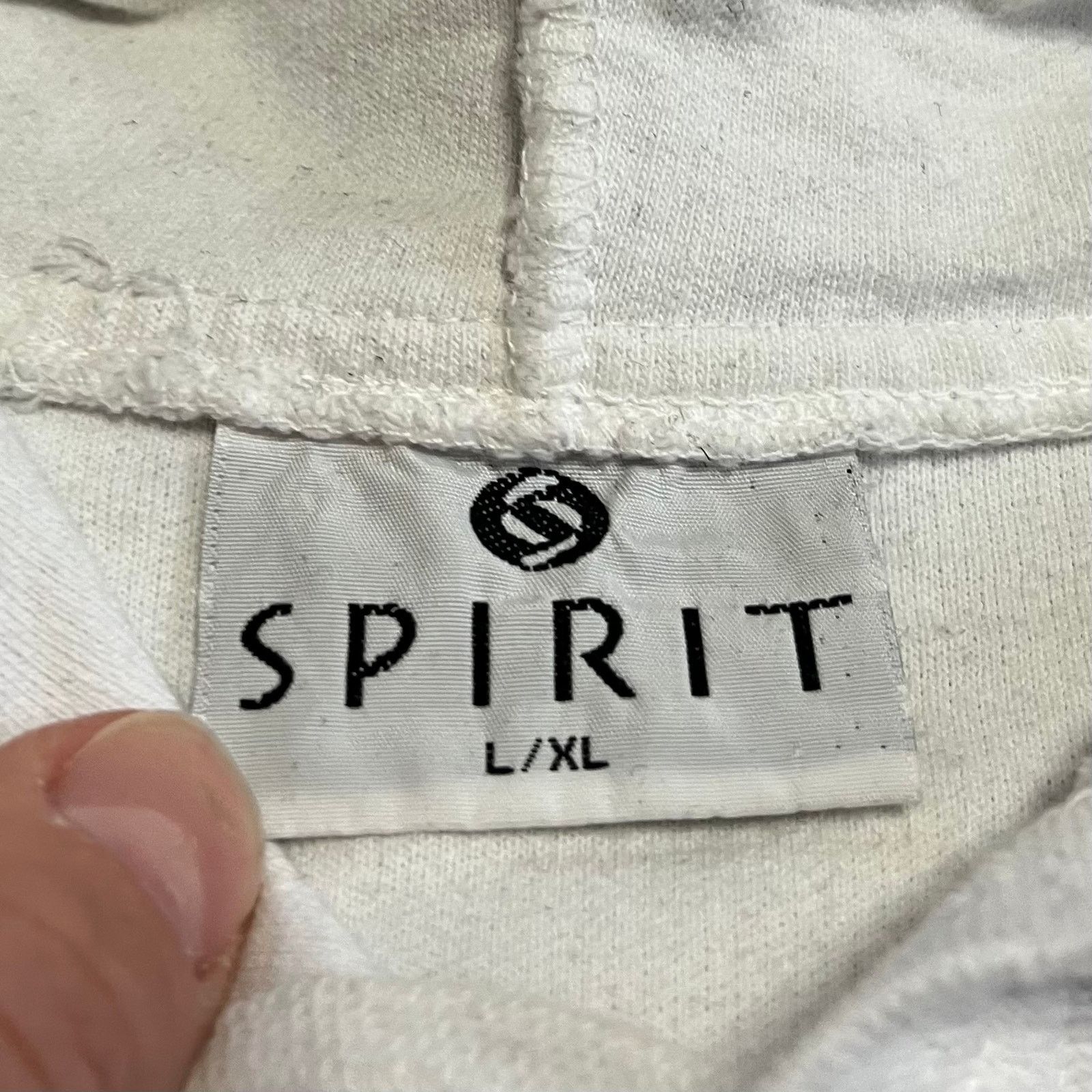 Other Vintage Spirit Flowers White Towelish Material White Hoodie Size US L / EU 52-54 / 3 - 4 Thumbnail