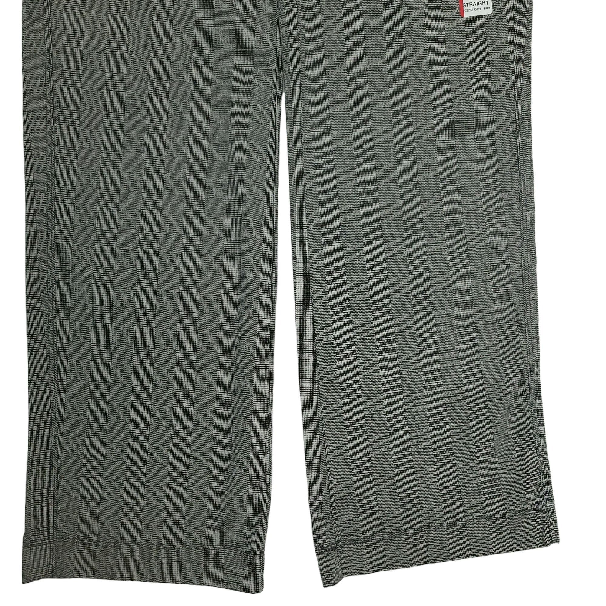 Lee Lee Straight Leg Trousers Womens 8M Glen Plaid Sinfully Soft Size 30" / US 8 / IT 44 - 4 Thumbnail