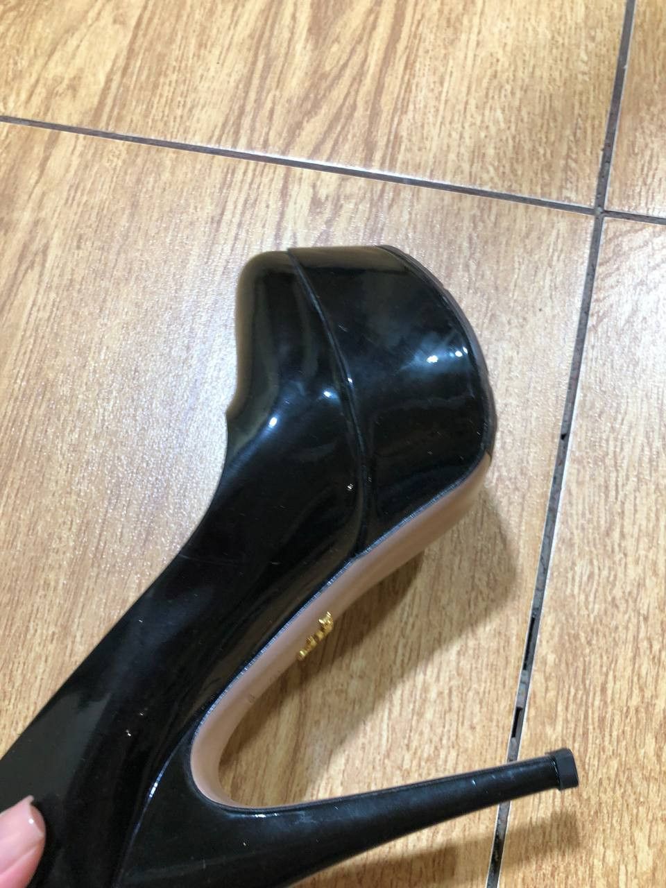 Prada Vintage Prada Black High Heels Size 38.5 Size US 8.5 / IT 38.5 - 13 Thumbnail