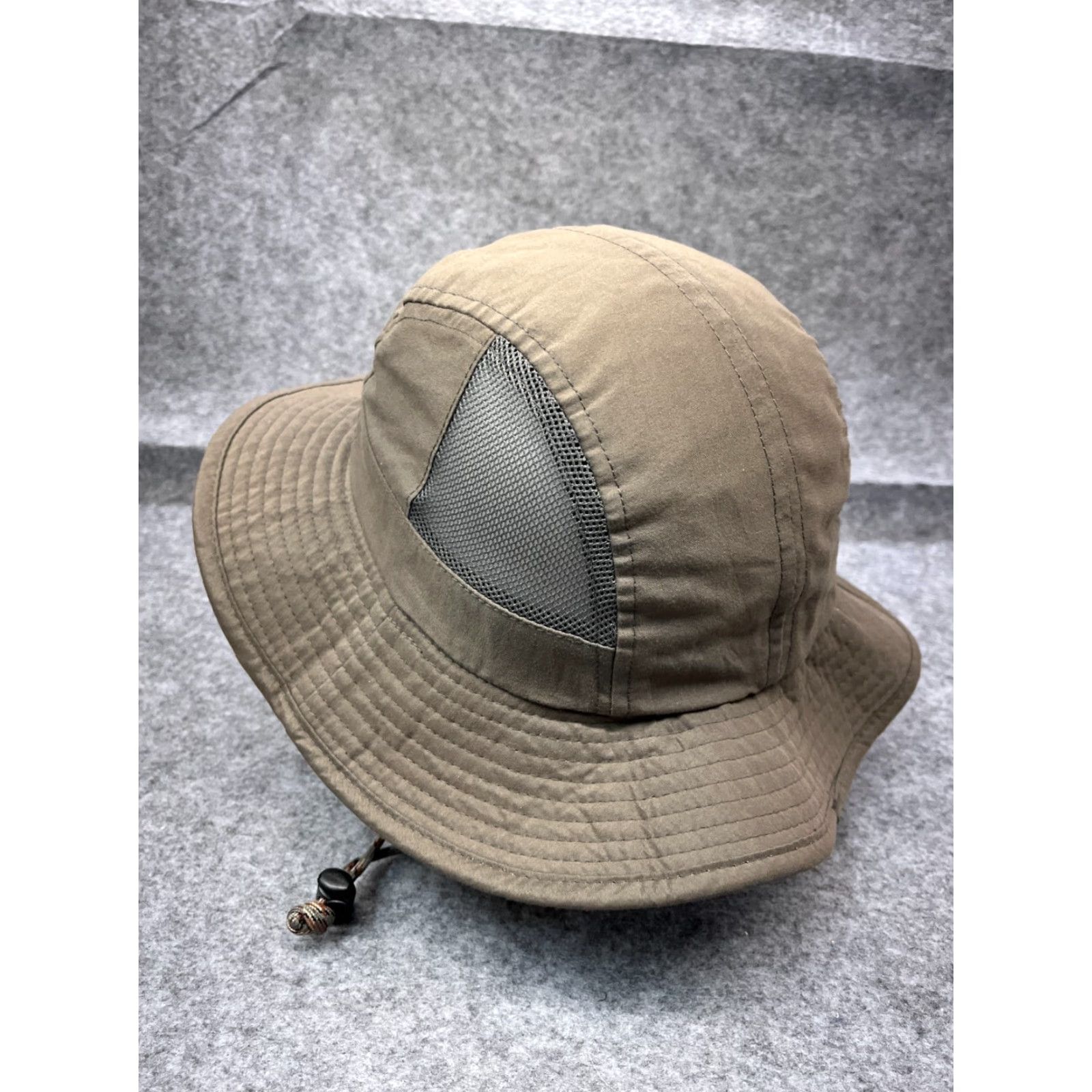 Vintage Swiss+Tech Bucket Hat Adult M Brown Nylon Polyester Outdoor Hiking Camping Fishing Beach Beanie Hat Mens Womens Size ONE SIZE - 5 Thumbnail