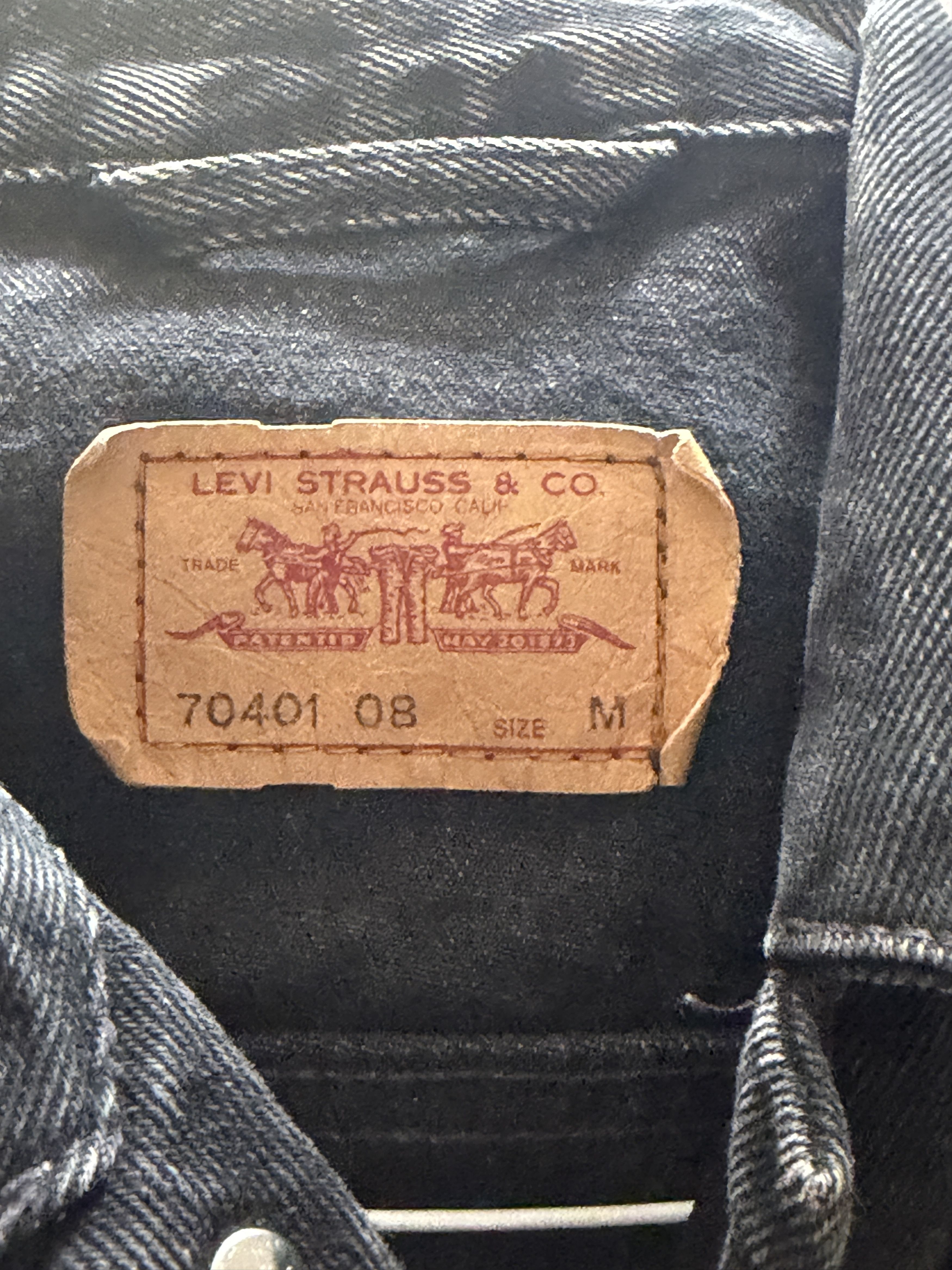 Levi's Vintage 90s Levis Denim Vest 70595-4159 Sz M Made In USA Size M / US 6-8 / IT 42-44 - 4 Thumbnail