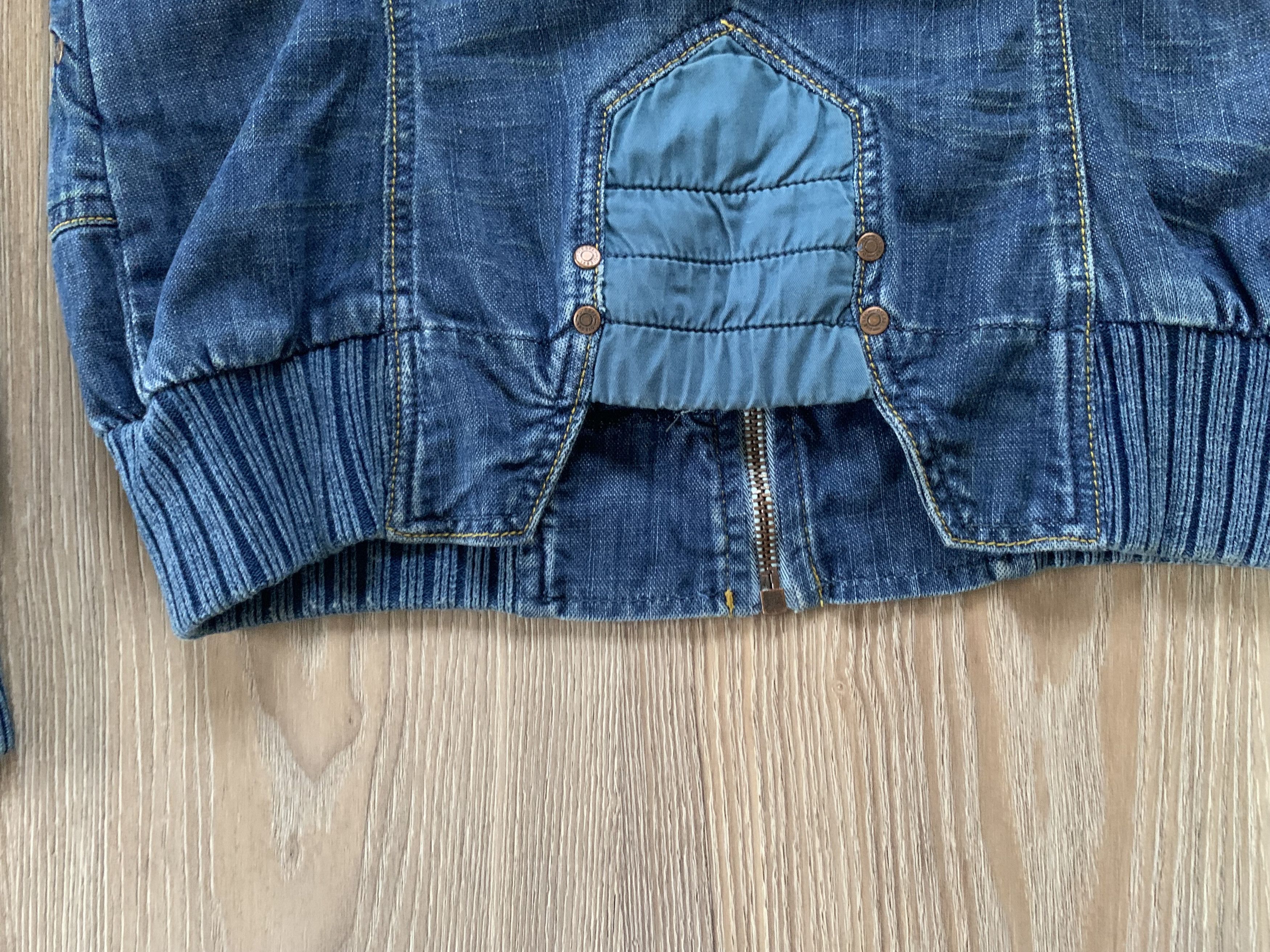 Diesel Diesel Womens Vintage Zip Denim Jacket Size S / US 4 / IT 40 - 7 Thumbnail