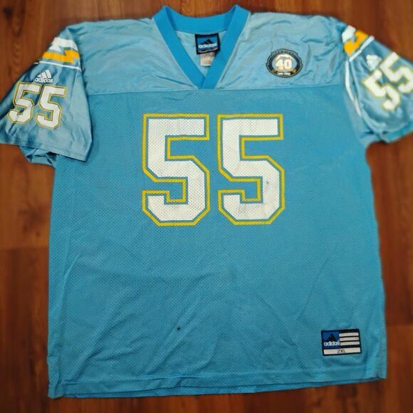 Other Vintage Adidas San Diego Chargers Junior Seau Jersey Size US XXL / EU 58 / 5 - 2 Thumbnail