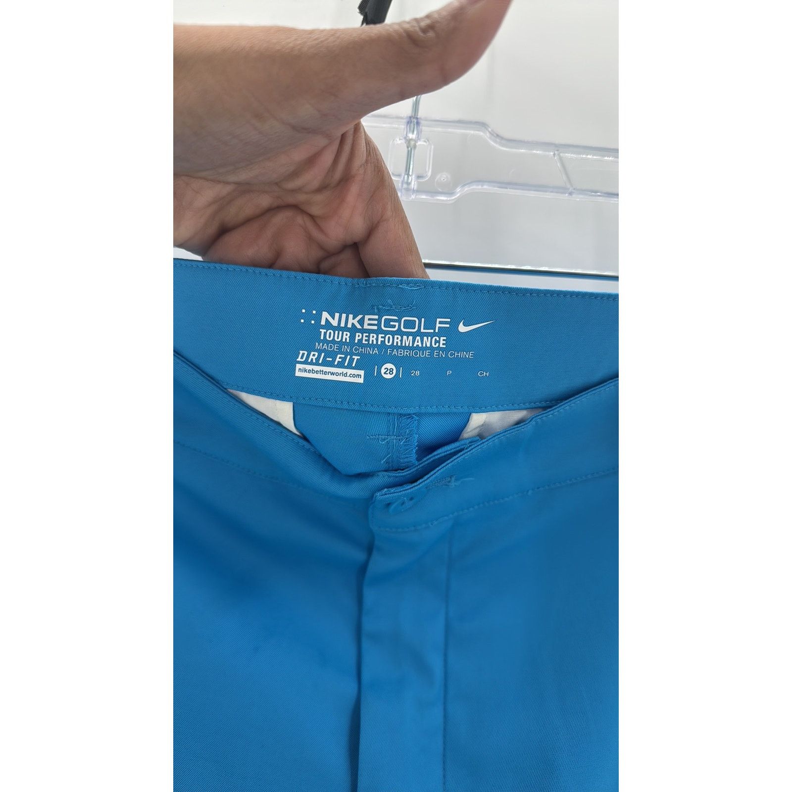 Nike Nike Golf Dri Fit standard fit size 28 or S blue summer Size US 28 / EU 44 - 3 Thumbnail