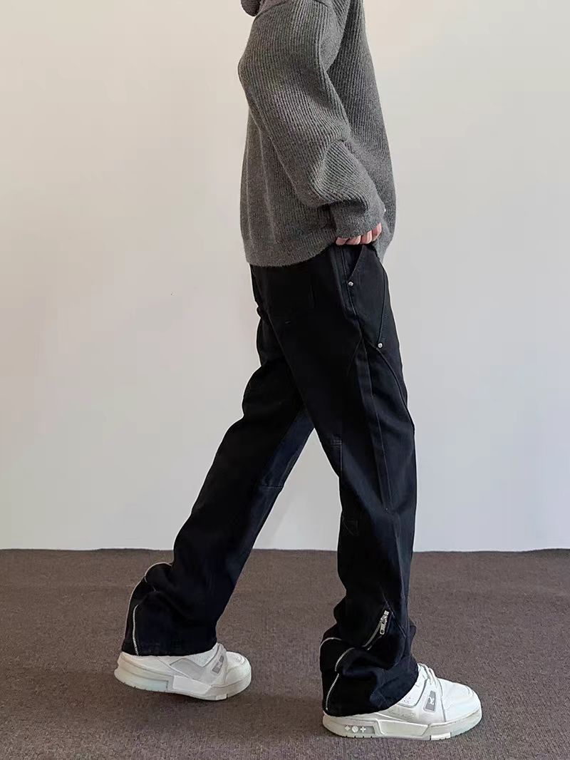 Jean Black zippered cuff casual work pants Size US 30 / EU 46 - 4 Thumbnail