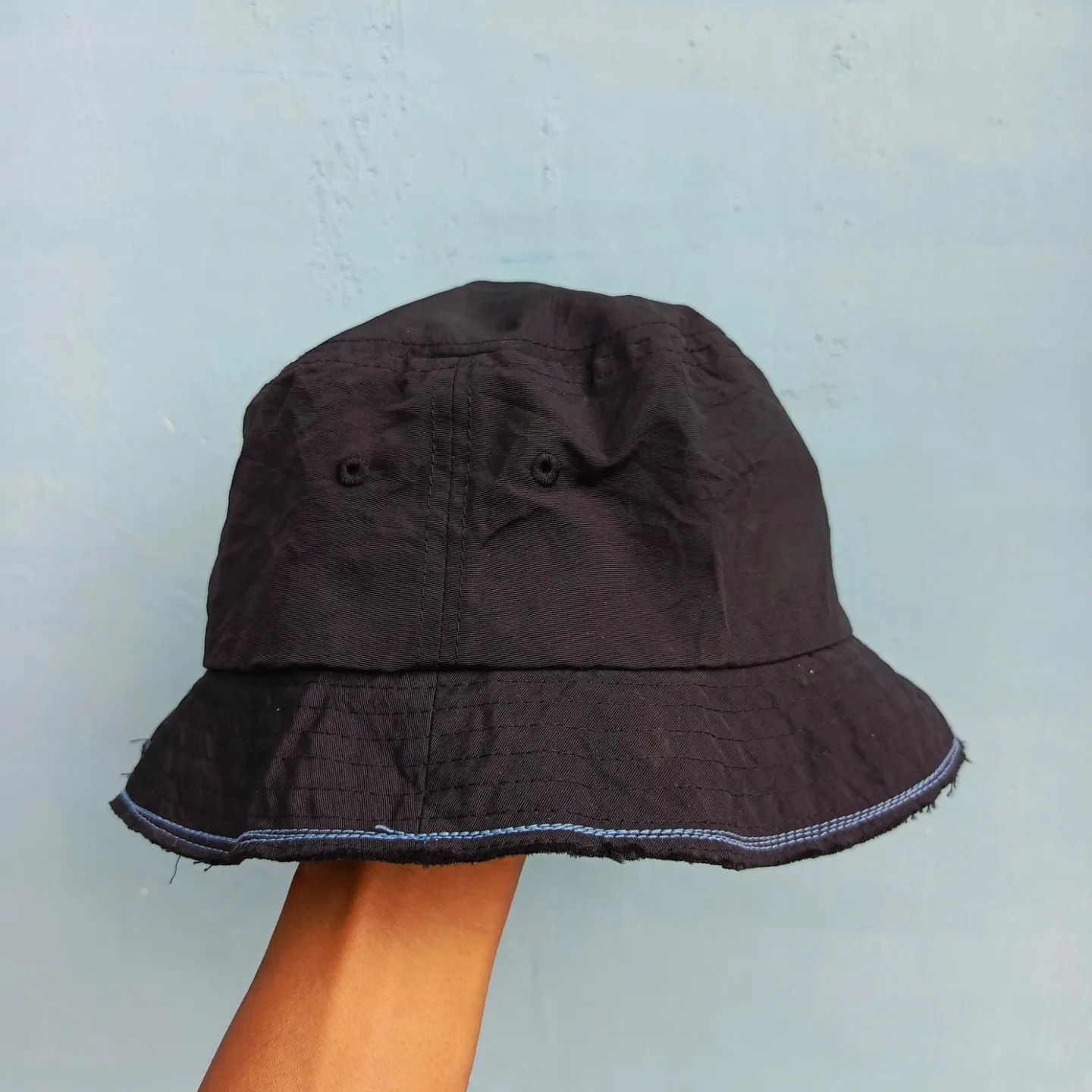 Gypsy Gypsy & Sons Bucket Hat Black Raw Edge Japan Brand Size 30 - 2 Thumbnail