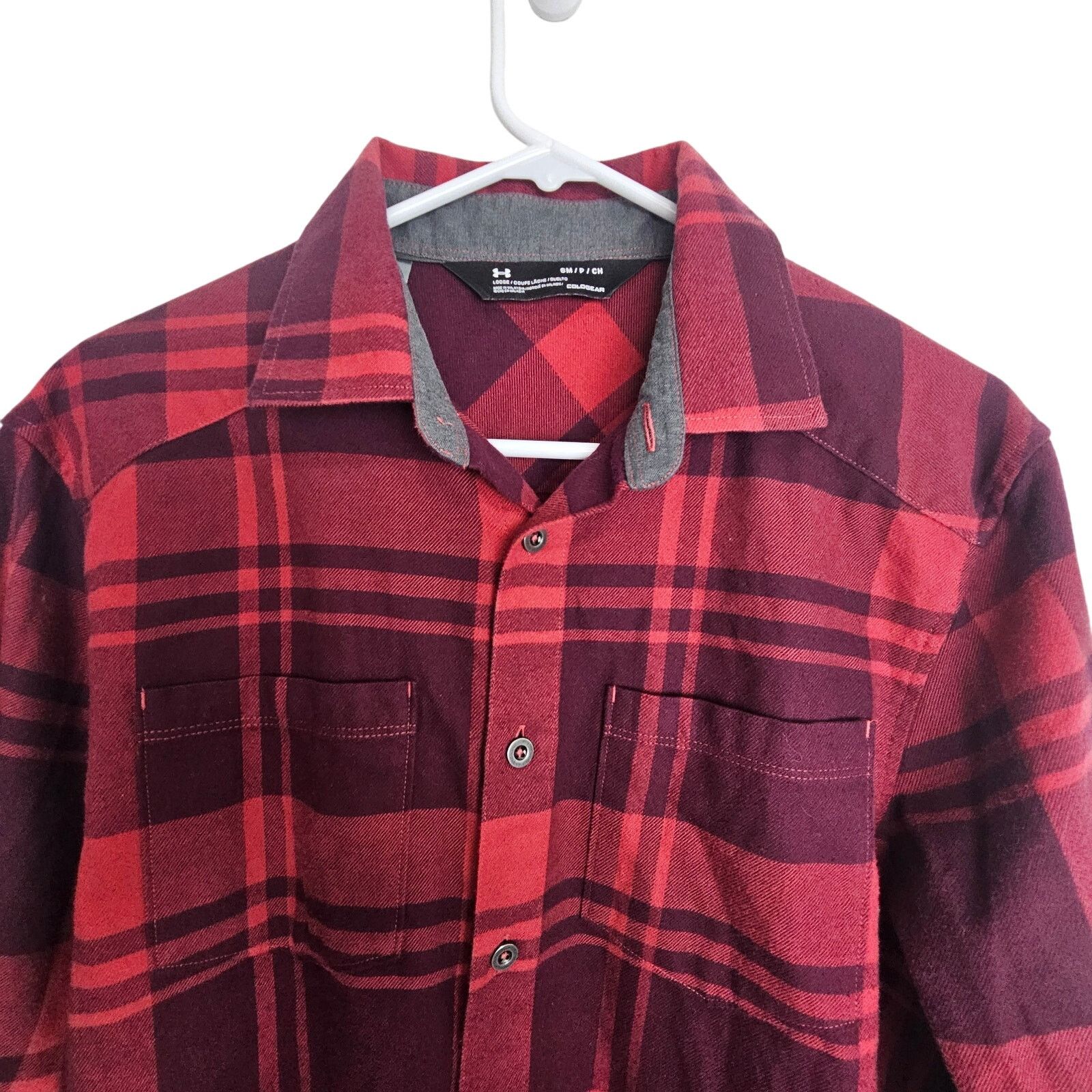 Under Armour Under Armour Mens Plaid Flannel Shirt Coldgear S Gorpcore Size US S / EU 44-46 / 1 - 2 Thumbnail