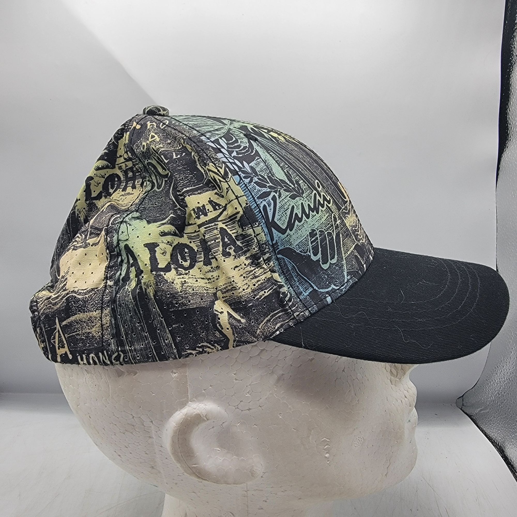 Other Island Crew Hawaii Adults Snapback Cap With Hawaiian Print B Size ONE SIZE - 4 Thumbnail