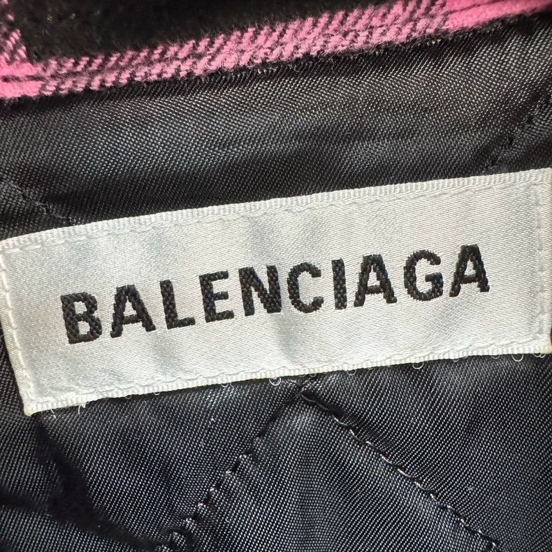 Balenciaga Balenciaga size 34 Black powder plaid cotton shirt jacket Size XS / US 0-2 / IT 36-38 - 5 Thumbnail