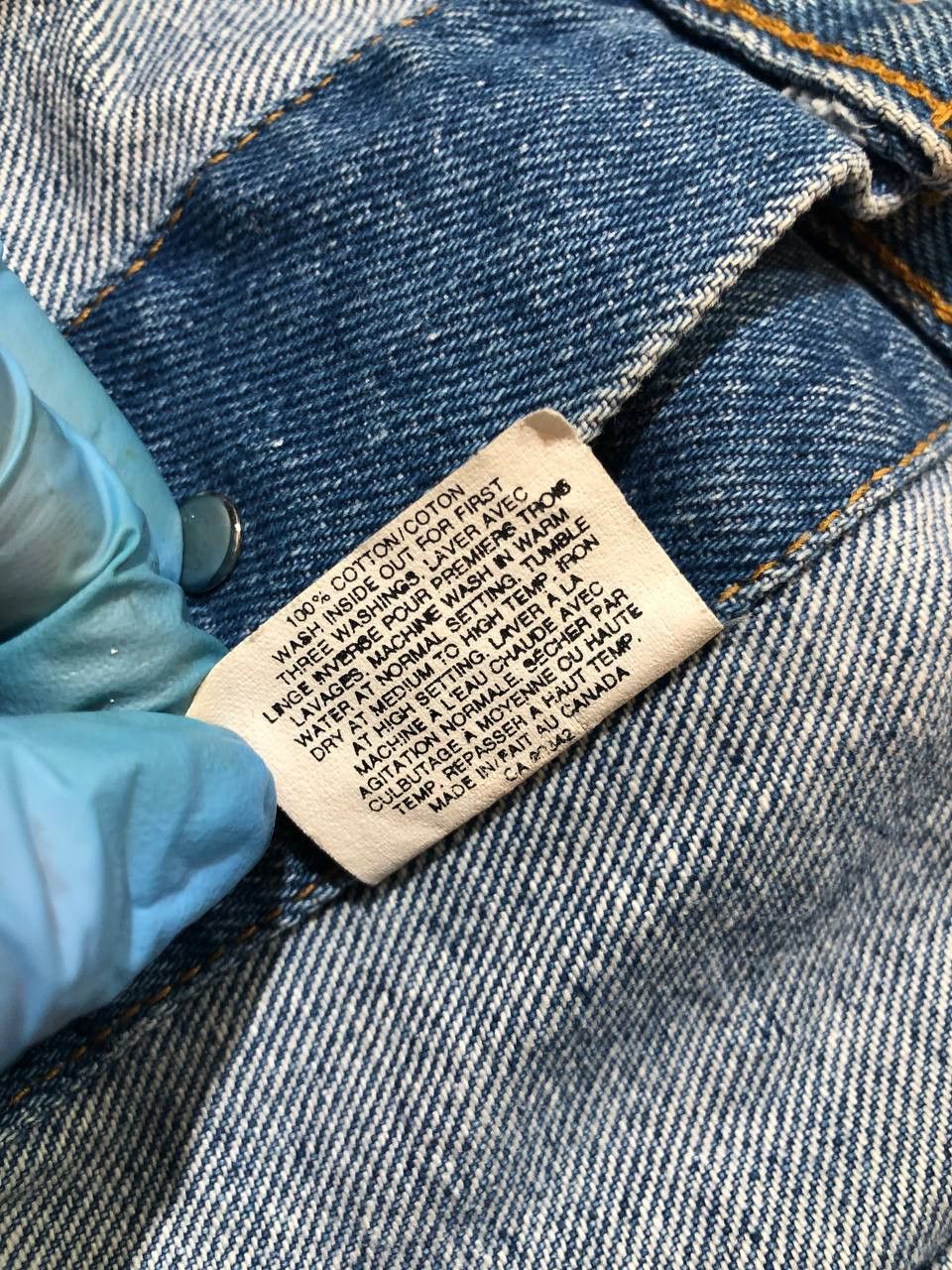 Levi's Vintage Levi's Denim Blue Jean Trucker Jacket Size XS / US 0-2 / IT 36-38 - 4 Thumbnail