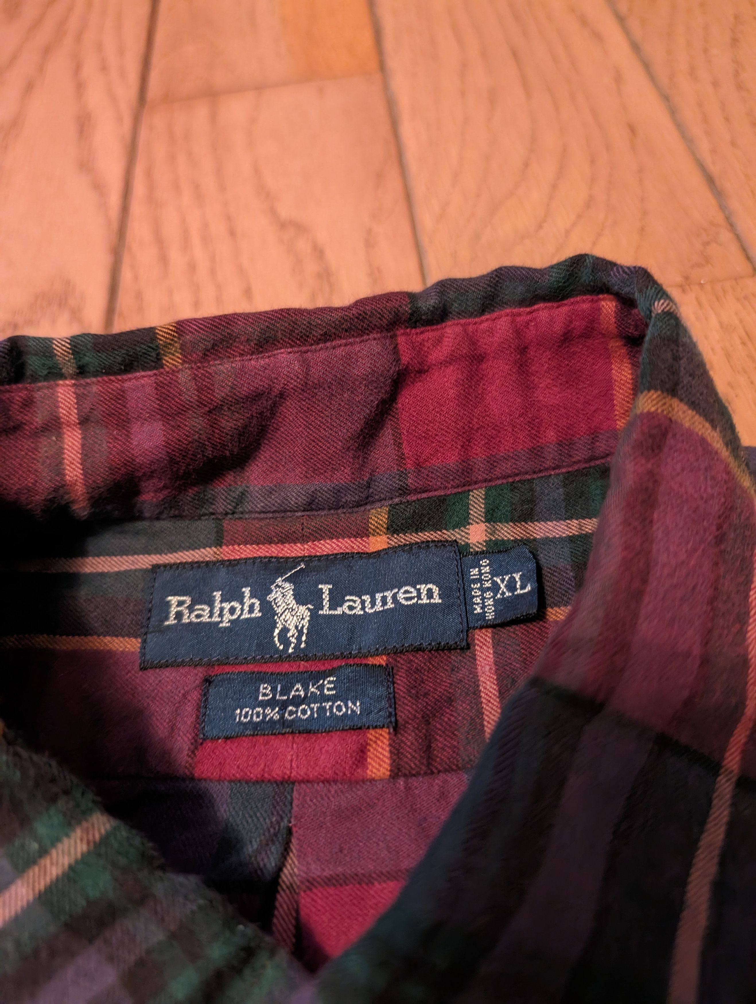 Polo Ralph Lauren Vintage Polo Ralph Lauren Flannel Size US XL / EU 56 / 4 - 3 Thumbnail