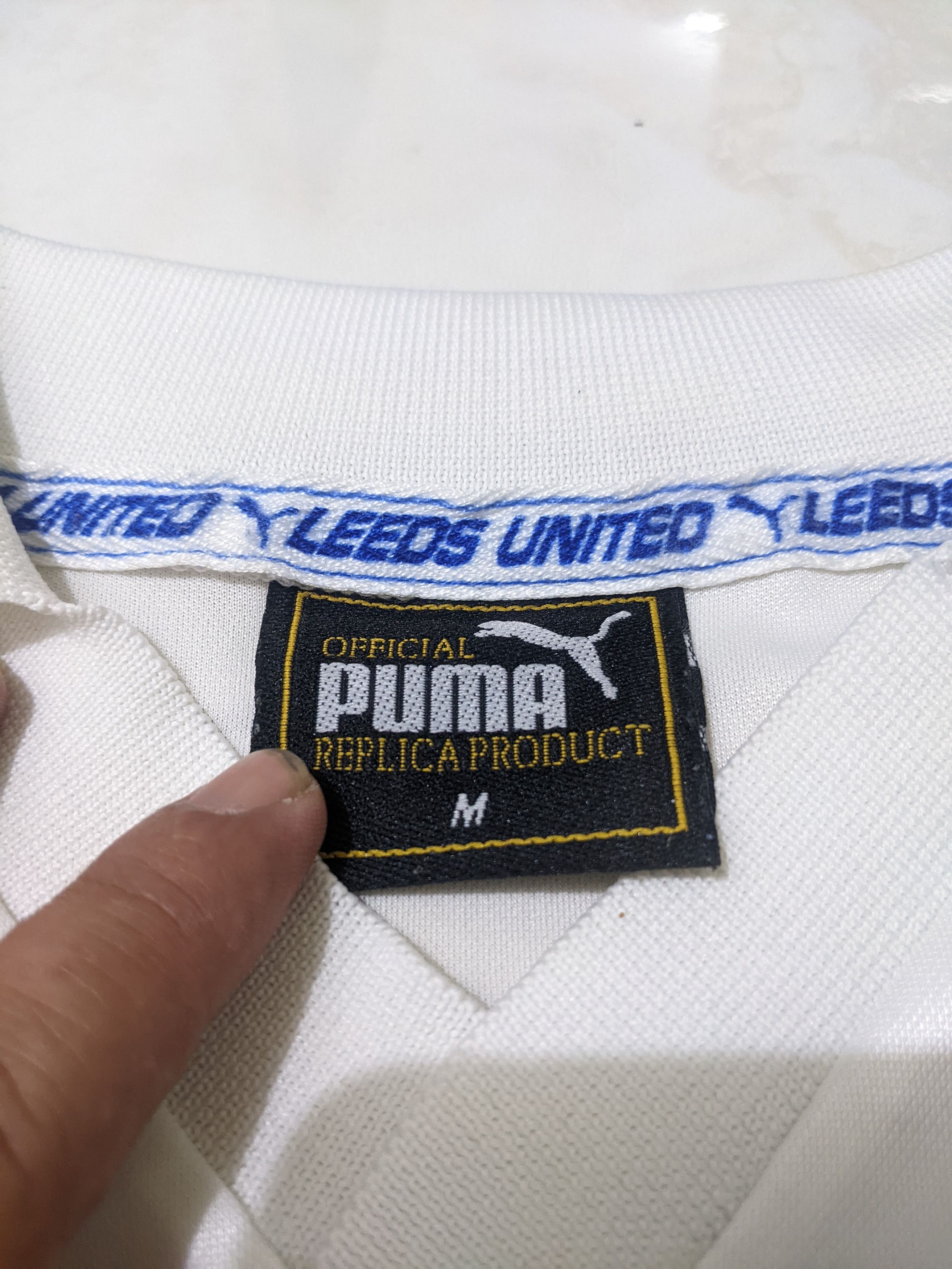 Puma Leed united 1998-2000 home kewel Jersey football shirt Size US M / EU 48-50 / 2 - 8 Thumbnail