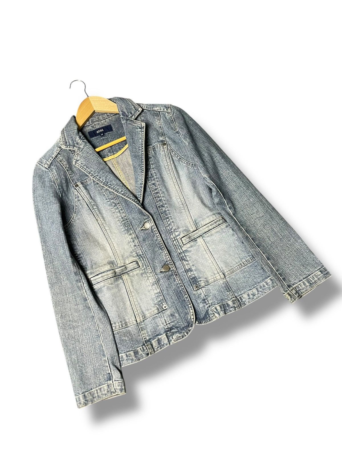 Japanese Brand × Vintage OZOC Japanese Brand Tailored Denim Jacket (84) Size US XXS / EU 40 - 5 Thumbnail