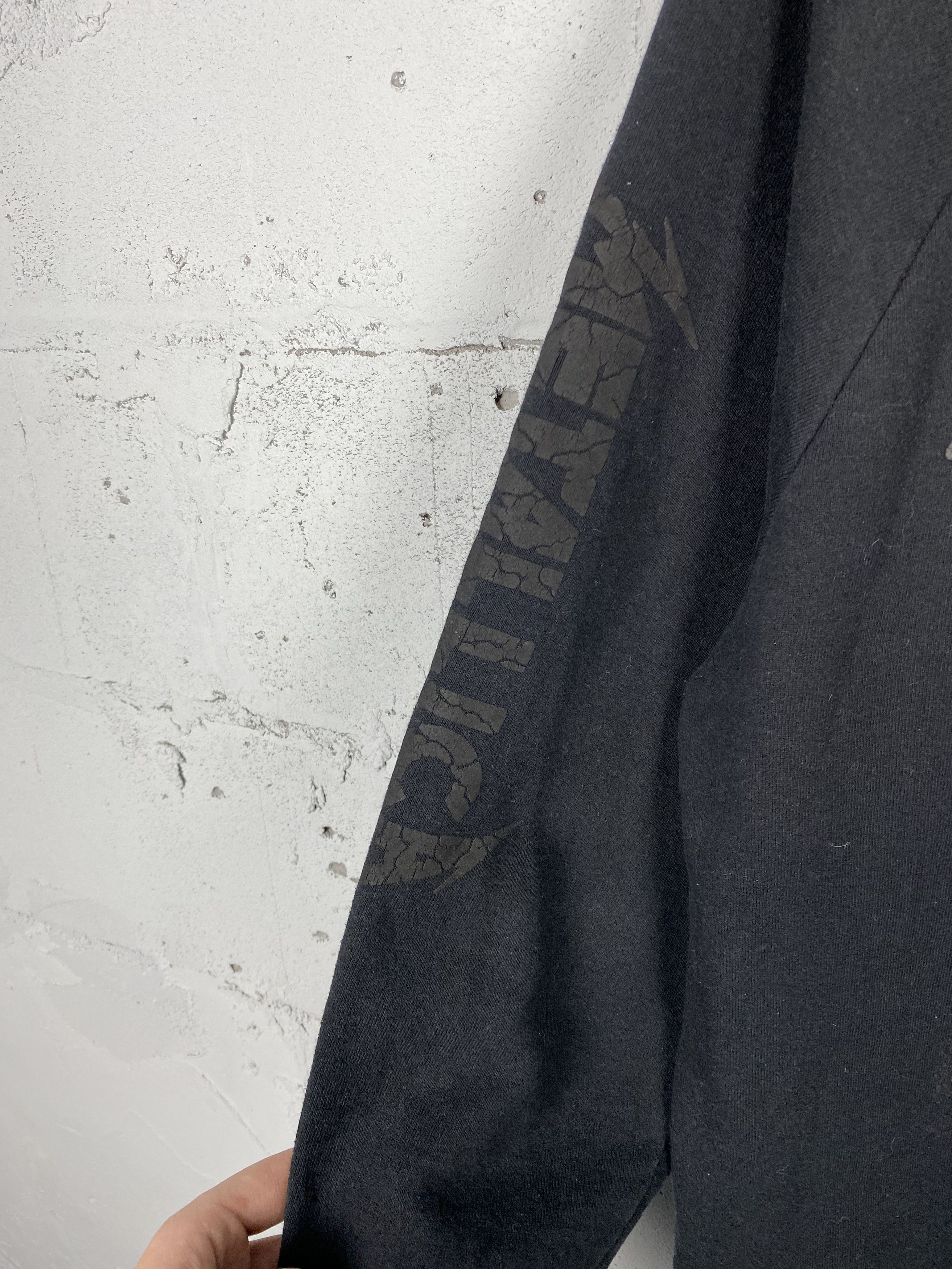 Metallica × Vintage Vintage 1991 Rare Metallica Black Album Sweatshirt Size US XL / EU 56 / 4 - 4 Thumbnail