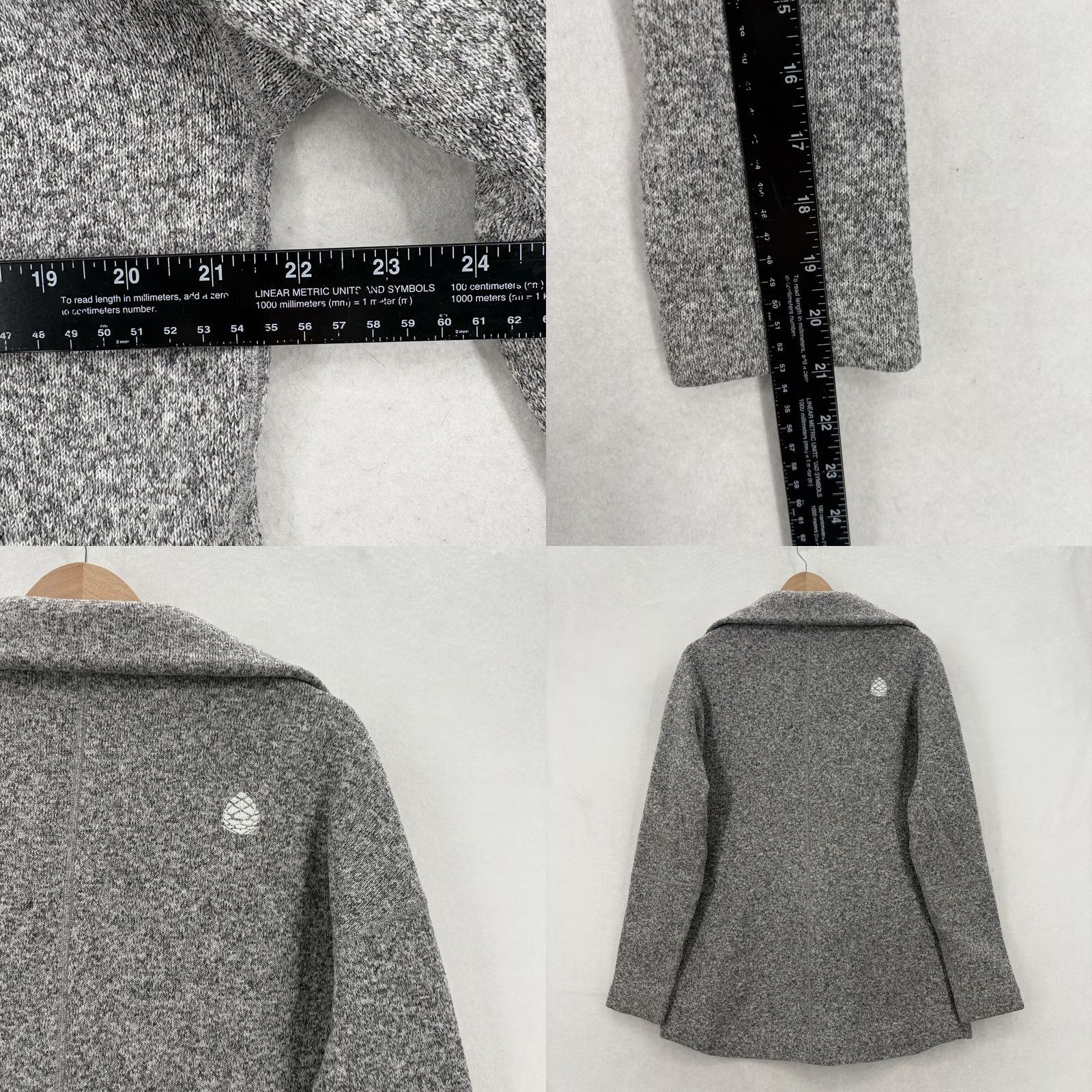 Vintage Stio Sweetwater Fleece Jacket Womens Small Gray Full Zip Pockets Outdoor Ski Jacket Coat Size S / US 4 / IT 40 - 8 Thumbnail