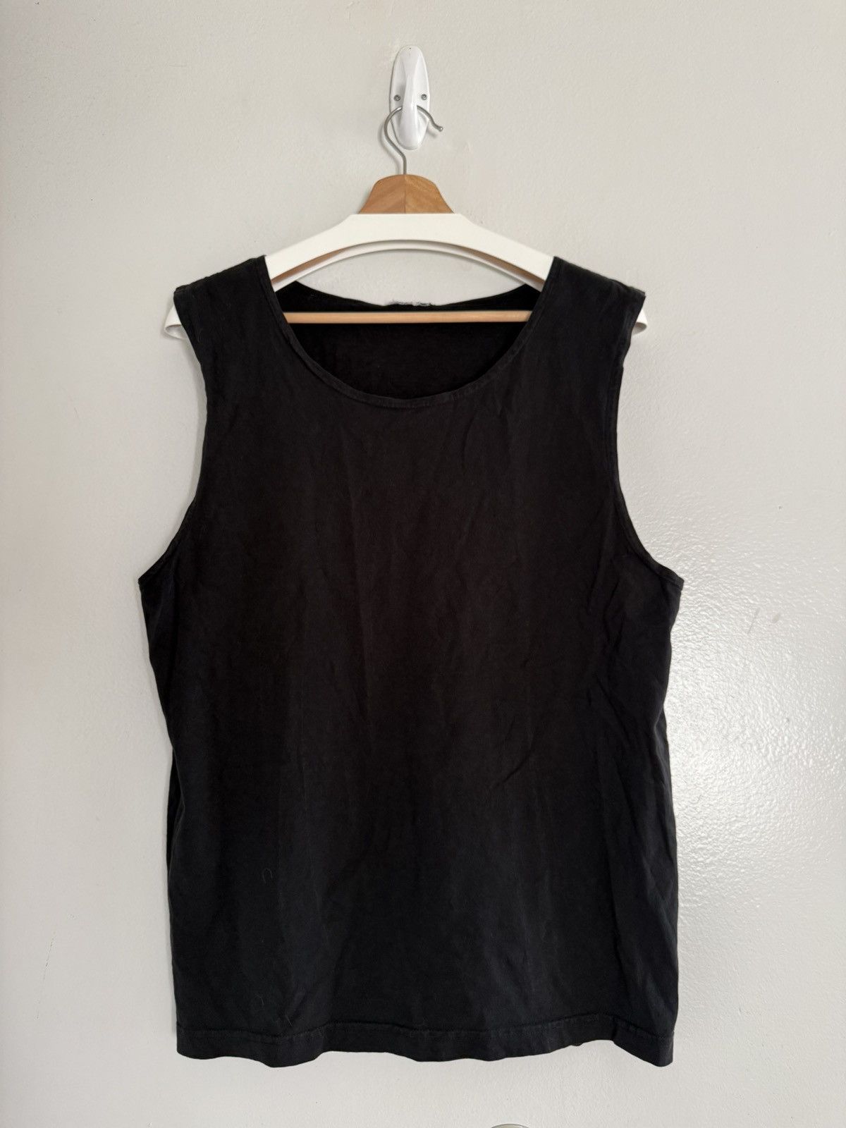 Los Angeles Apparel LA Apparel Stretchy Black Regular Fit Garment Dyed Tank Top Size US S / EU 44-46 / 1 - 1 Thumbnail