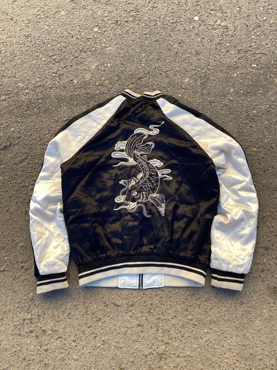 Japanese Brand × Vintage Vintage Ed Hardy style japanese bomber jacket Size US M / EU 48-50 / 2 - 7 Thumbnail