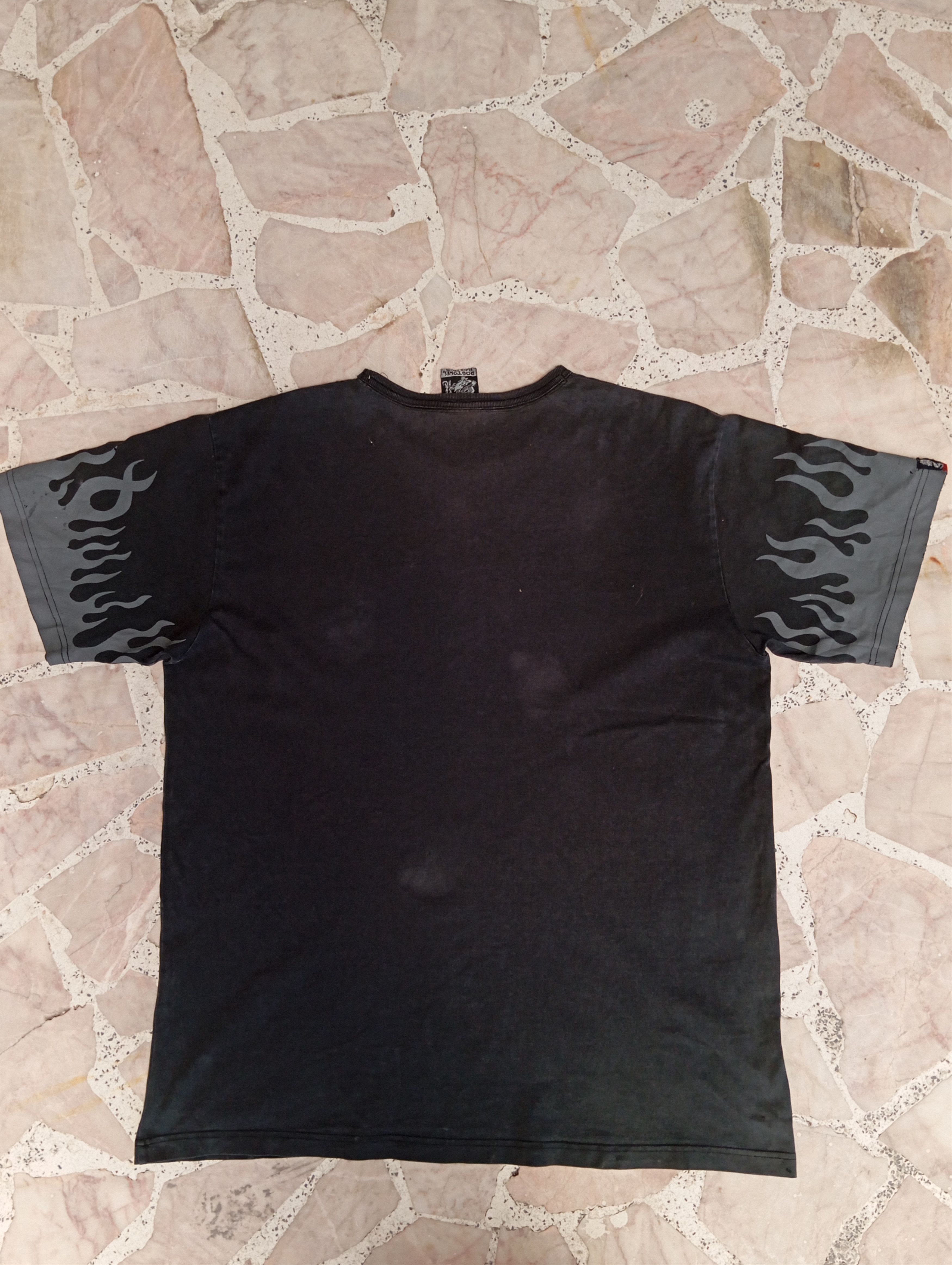 Dogtown × Vintage RARE Dogtown Tee with Flame Size US XL / EU 56 / 4 - 4 Thumbnail